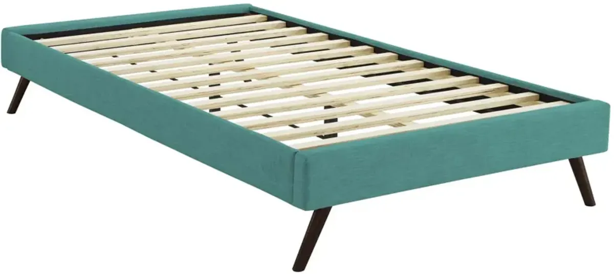 Modway - Loryn Twin Fabric Bed Frame with Round Splayed Legs