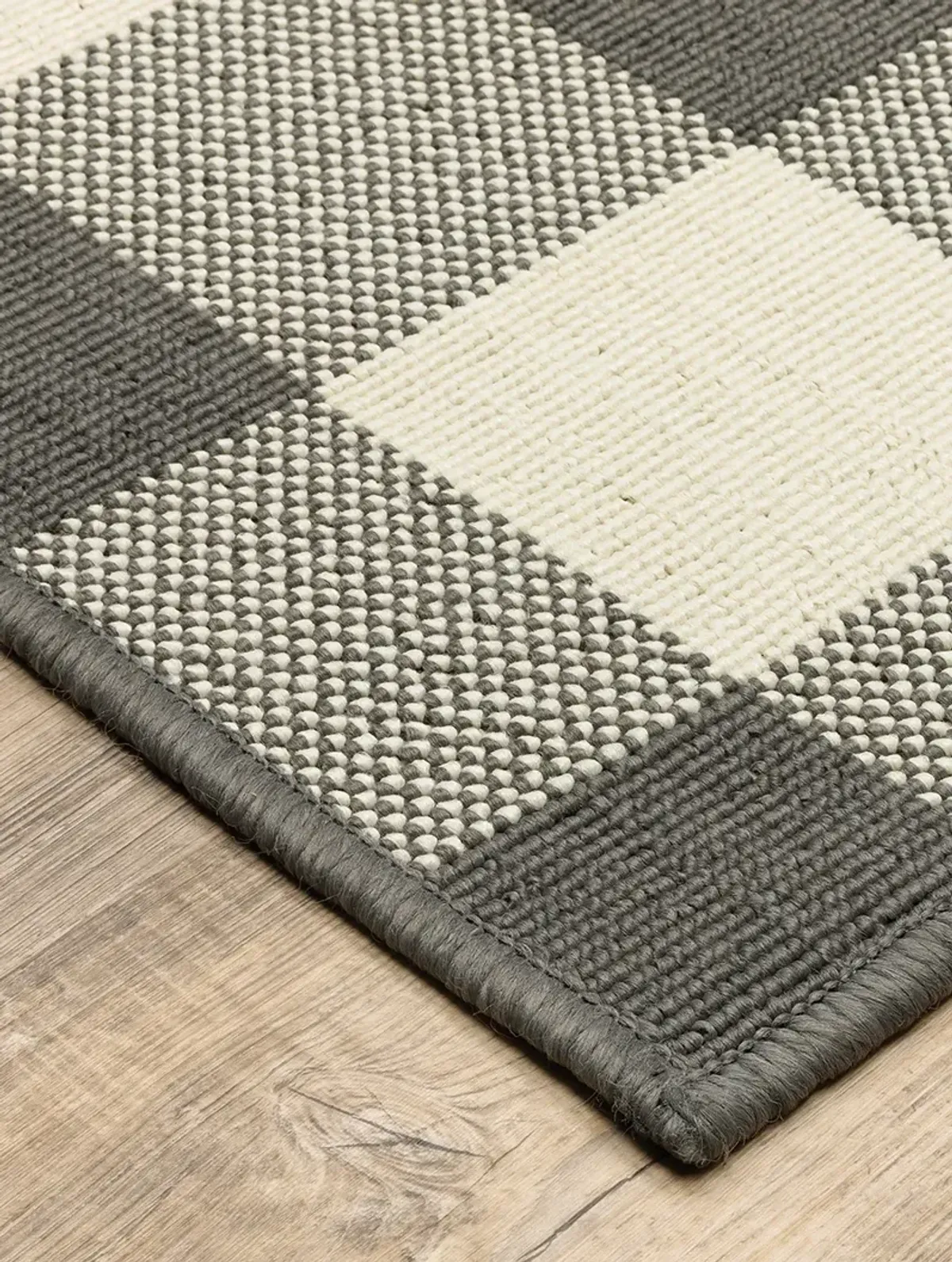 Marina 1'9" x 3'9" Grey Rug