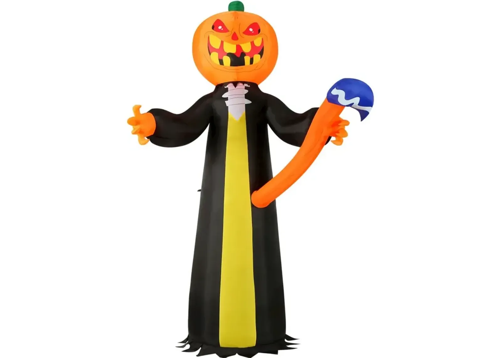 Haunted Hill Farm 10ft Inflatable Jack O Lantern Reaper with Lights