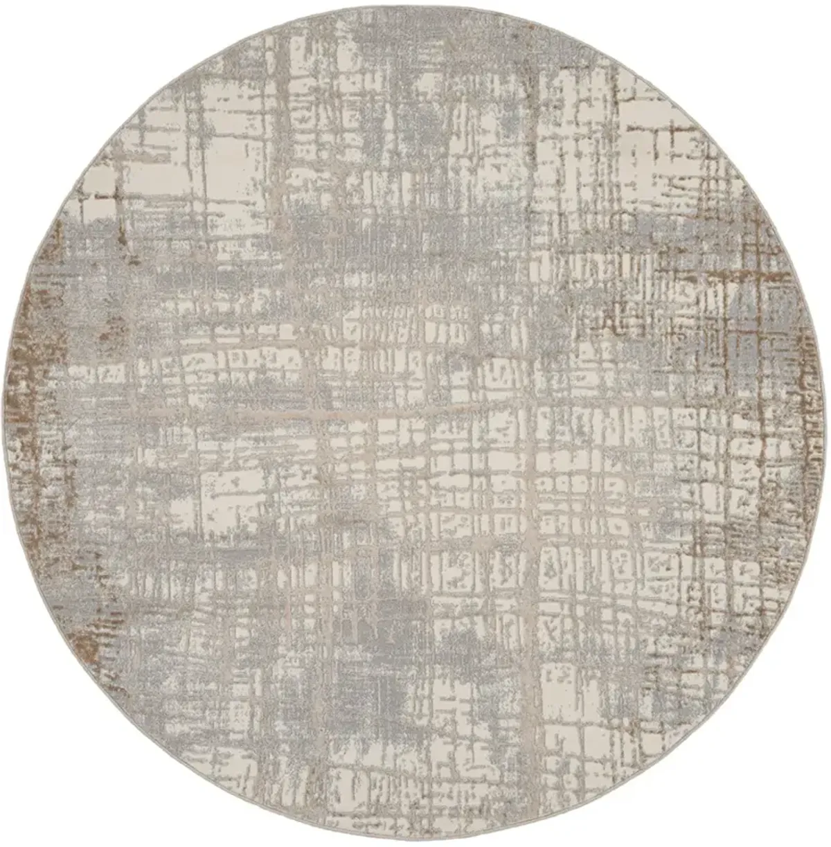 CK950 Rush CK950 Ivory/Taupe 6' x Round Rug