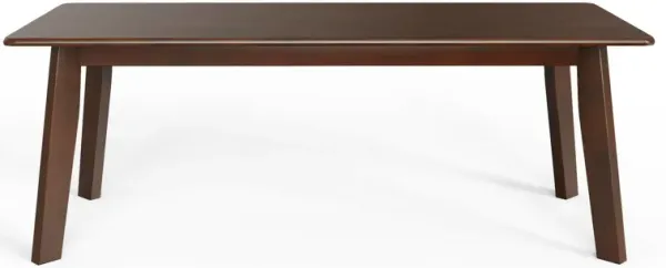 Rectangular Modern Wooden Coffee Table with Rubber Leg