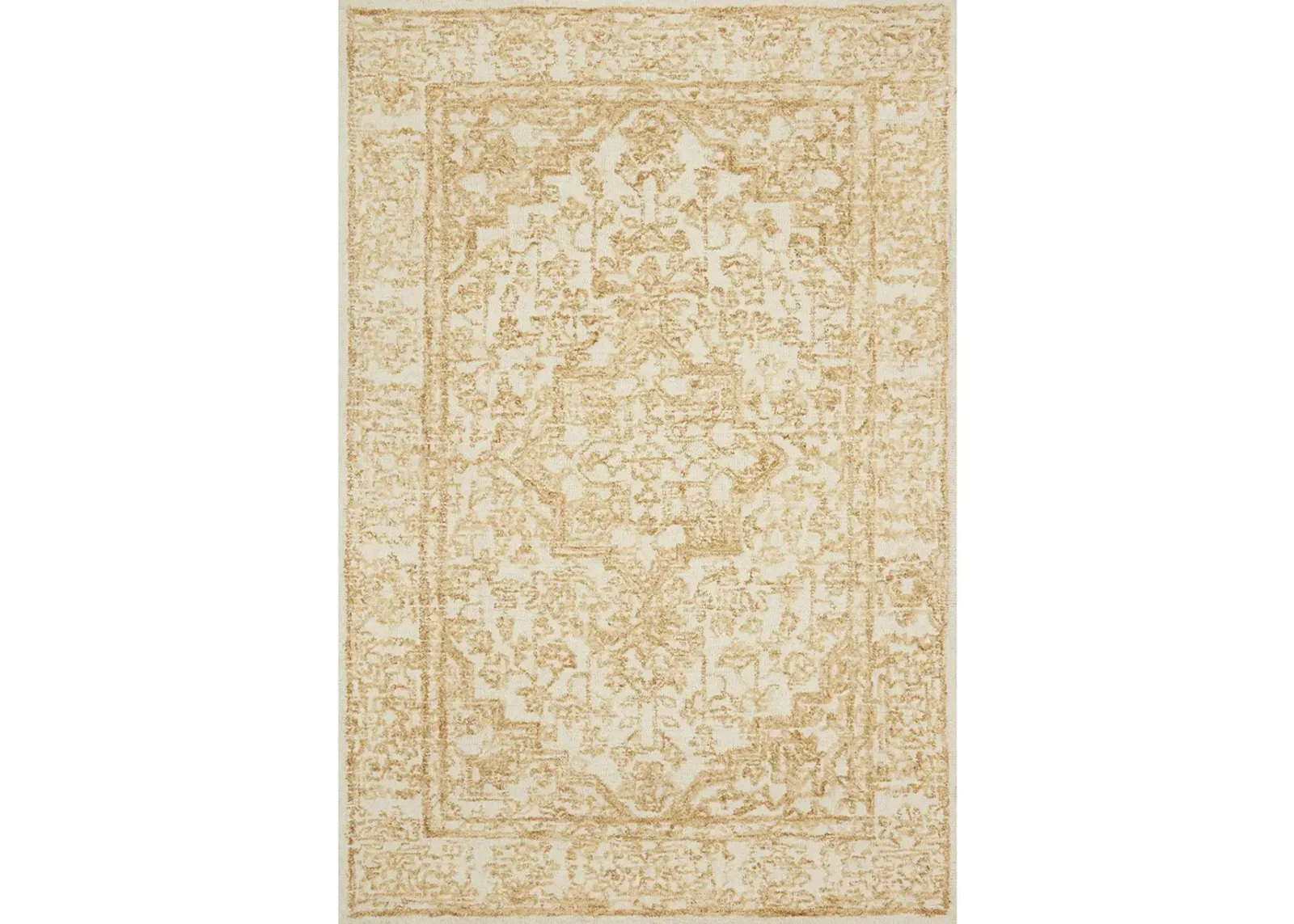 Annie ANN03 White/Gold 7'9" x 9'9" Rug