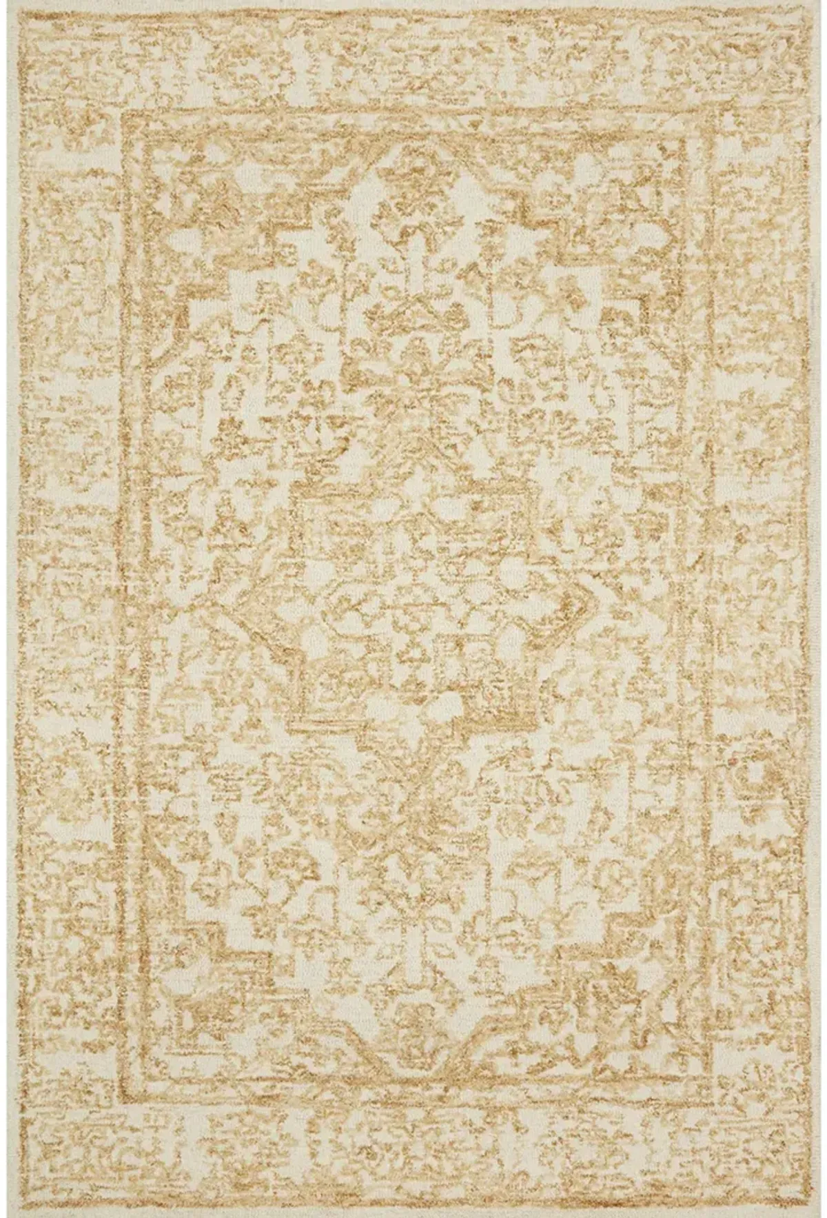 Annie ANN03 White/Gold 7'9" x 9'9" Rug