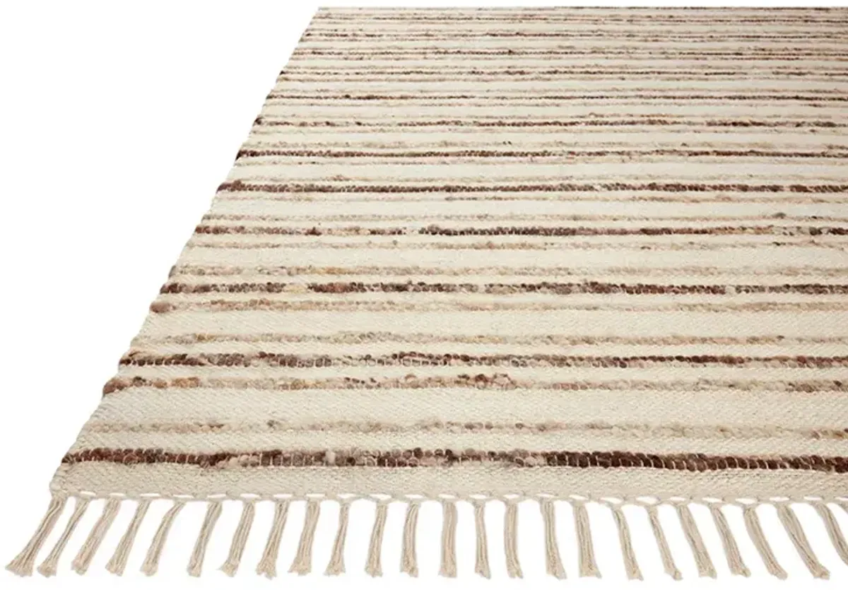 Nico Ivory/Natural 8'6" x 11'6" Area Rug by Magnolia Home by Joanna Gaines x Loloi