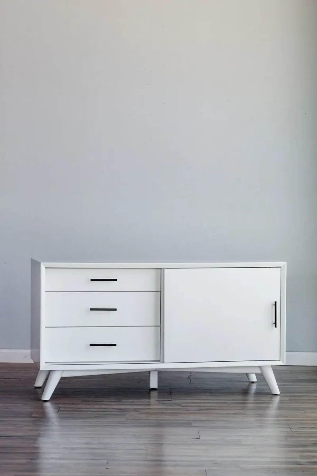 Flynn Small TV Console, White
