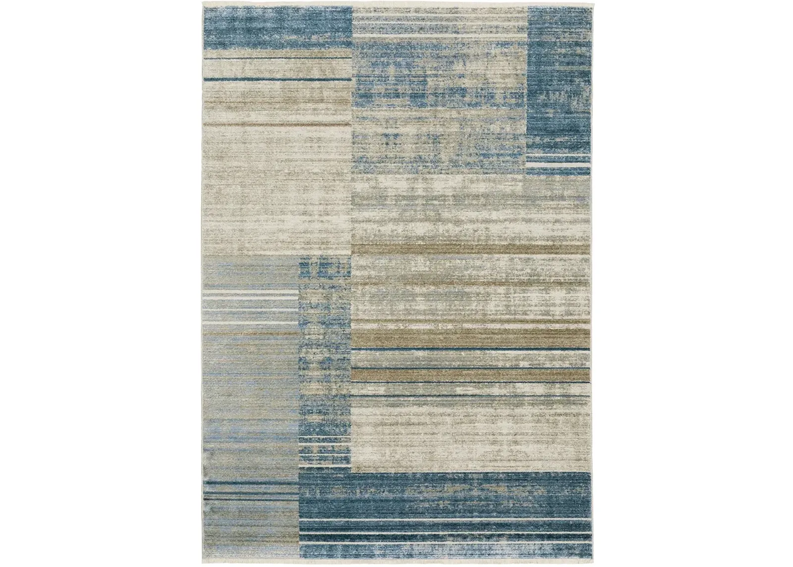 Bauer 6'7" x 9'6" Blue Rug