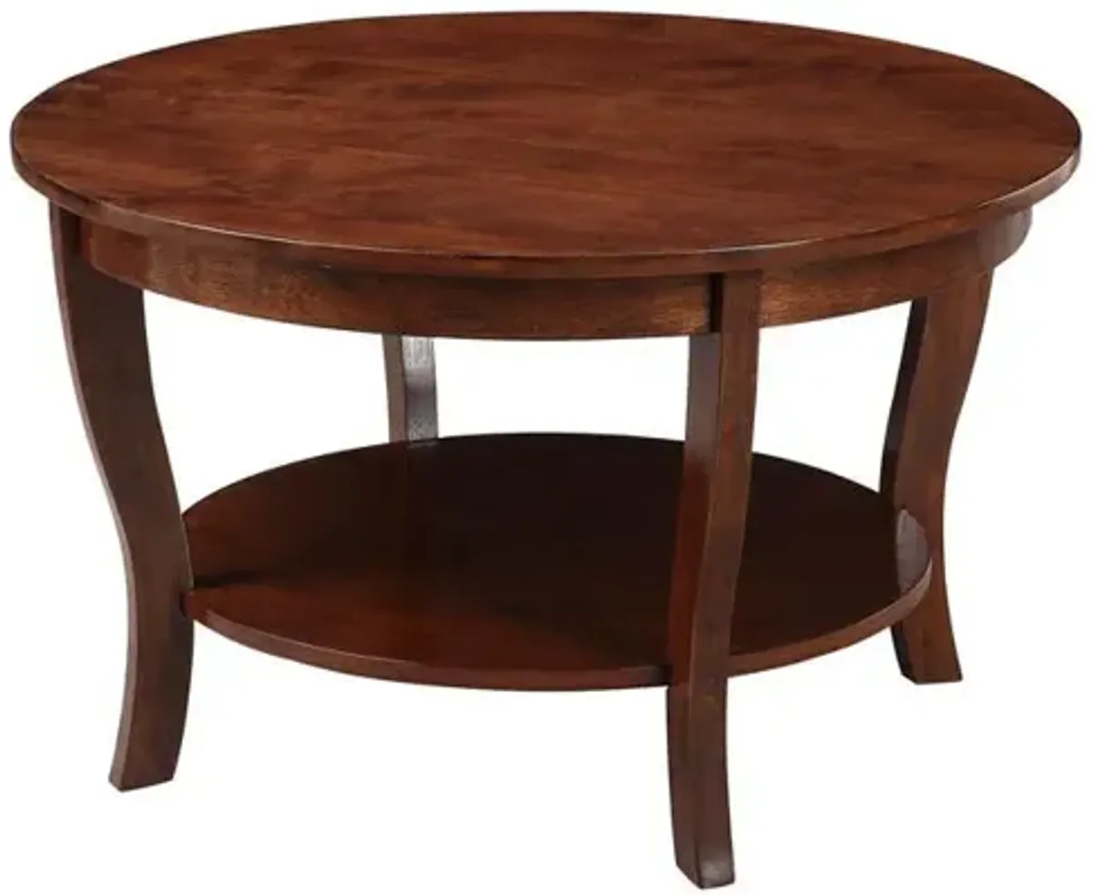 Convience Concept, Inc. American Heritage Round Coffee Table