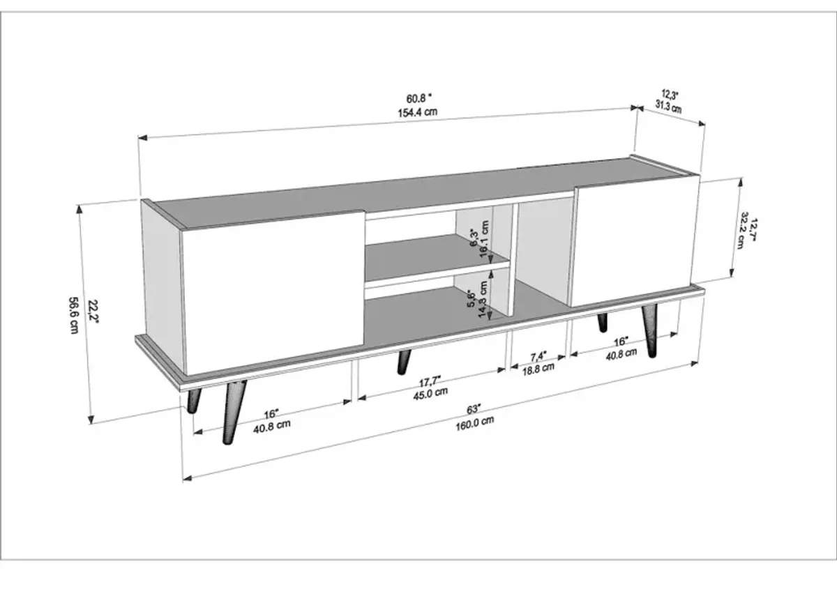 Decorotika Ekvador Tv Stand Oud Oak