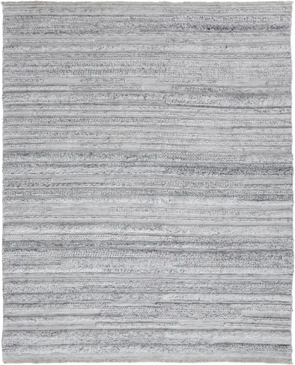 Alden 8637F Gray/Silver/Ivory 5' x 8' Rug