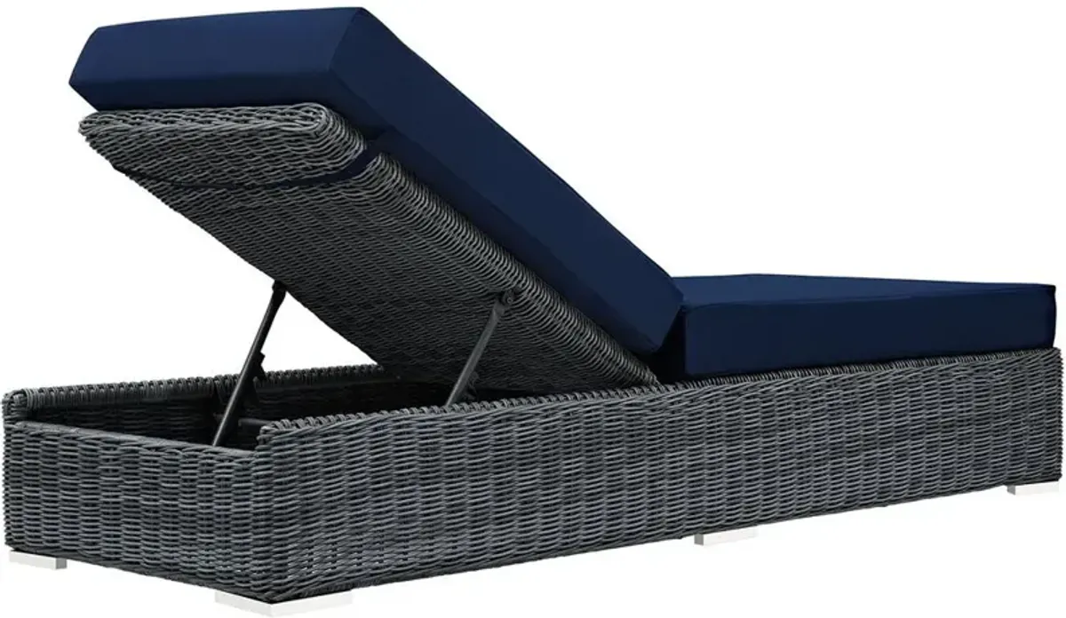 Modway Summon Outdoor Patio Sunbrella Chaise Lounge