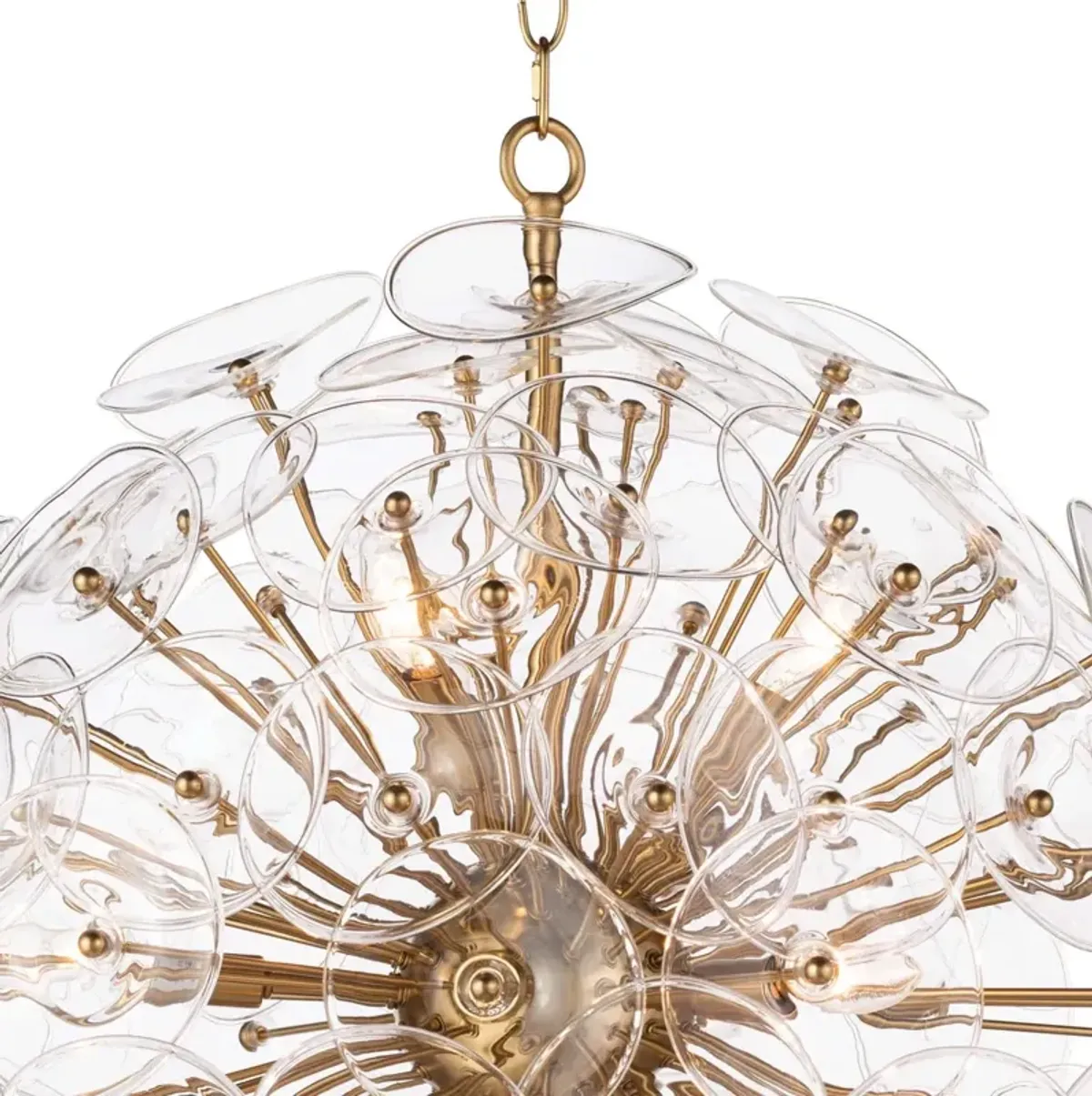 Poppy Glass Chandelier Small