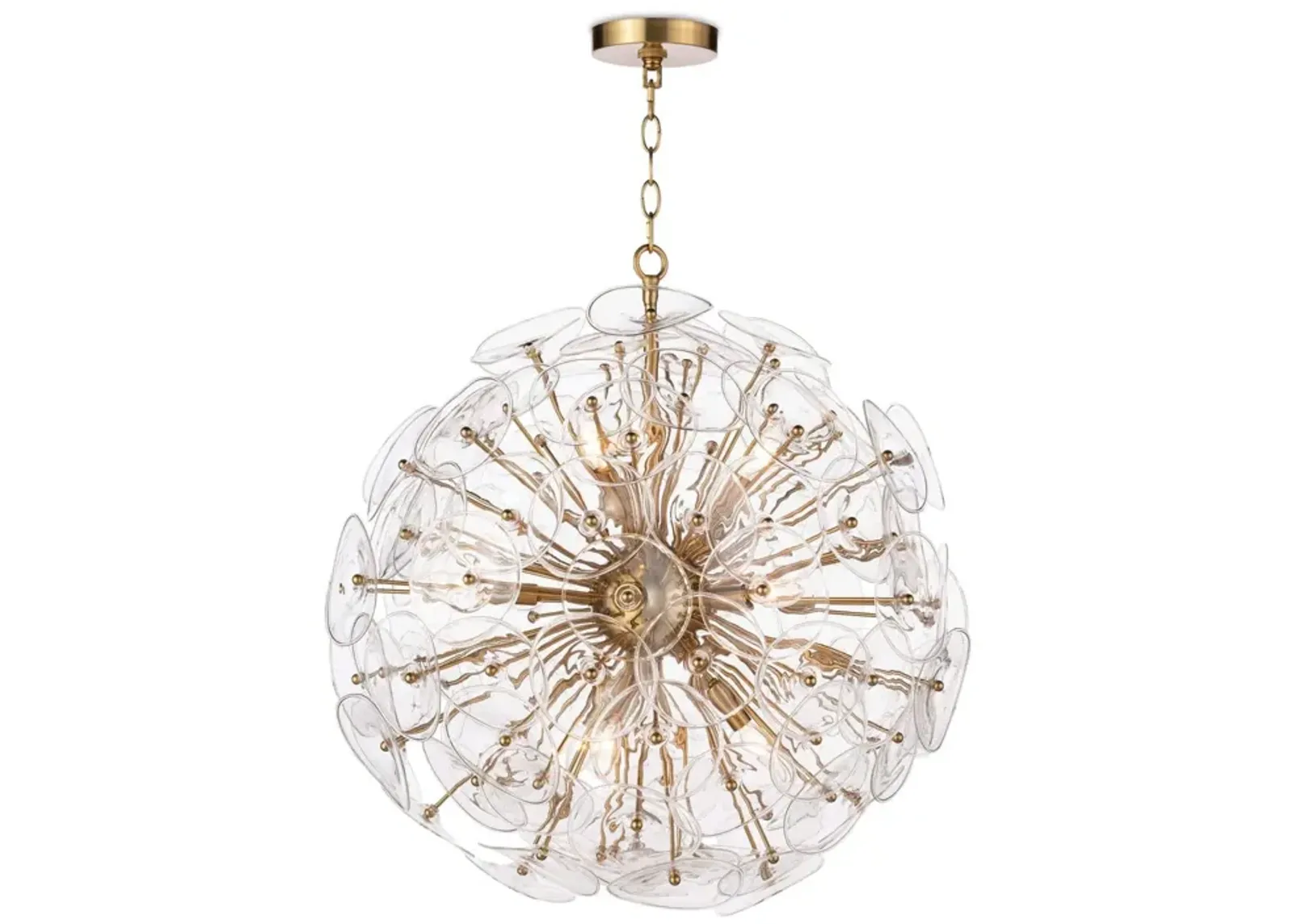 Poppy Glass Chandelier Small