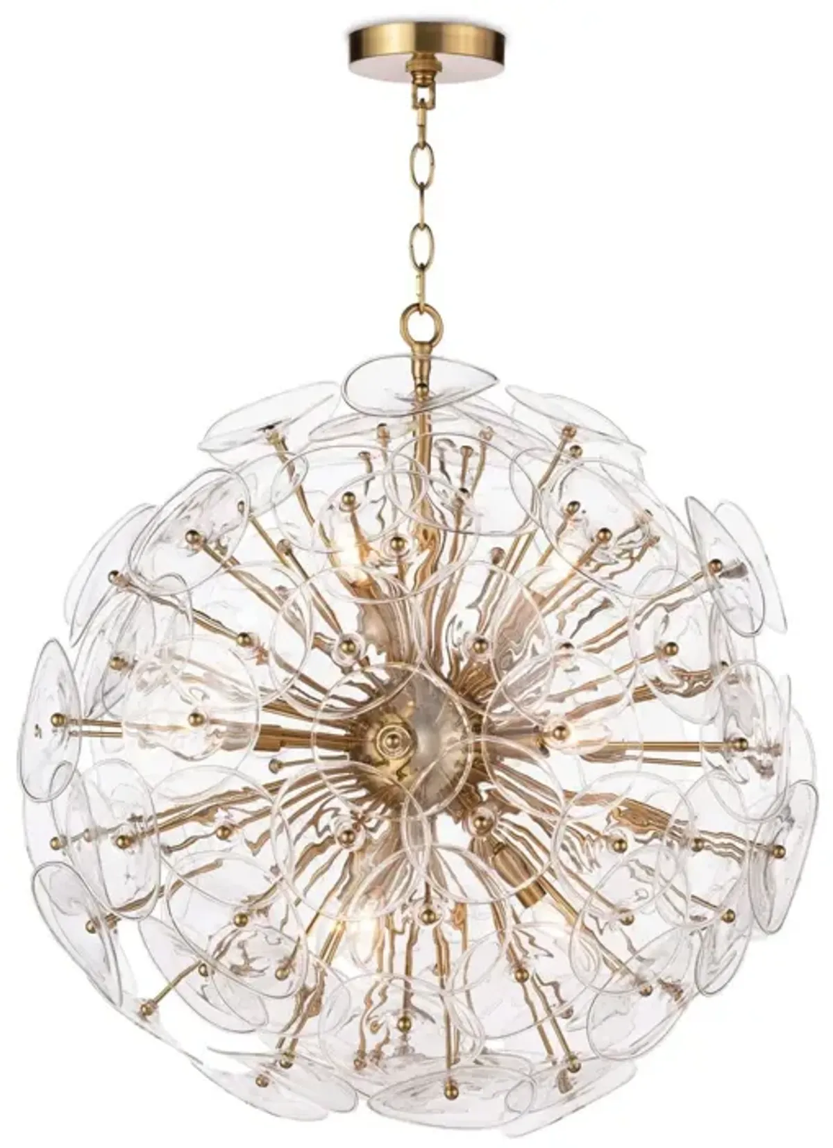 Poppy Glass Chandelier Small