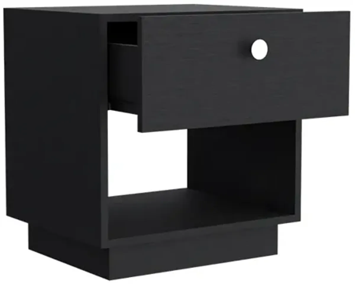 Nightstand Viliigili , Bedroom, Black