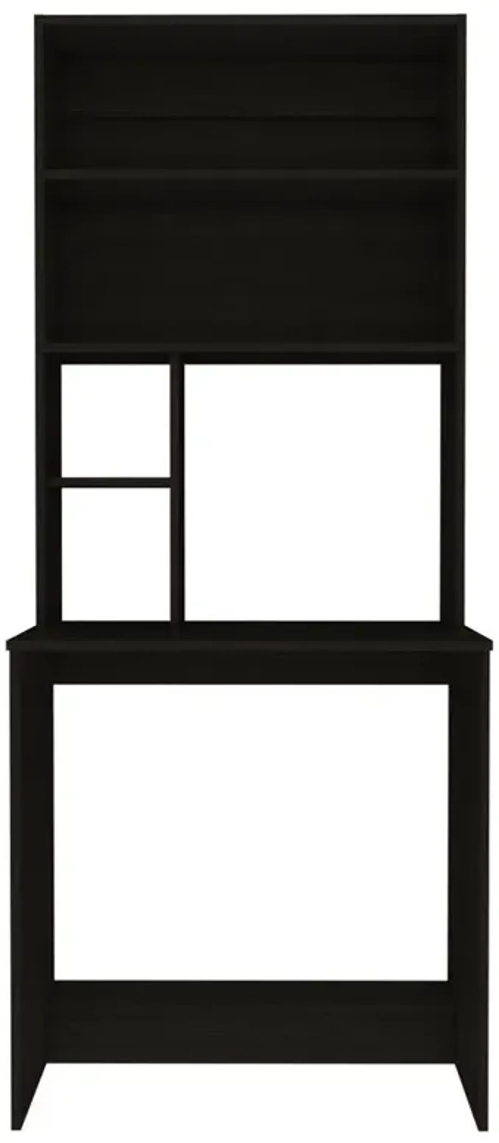 Xalo Computer Hutch Desk In Black