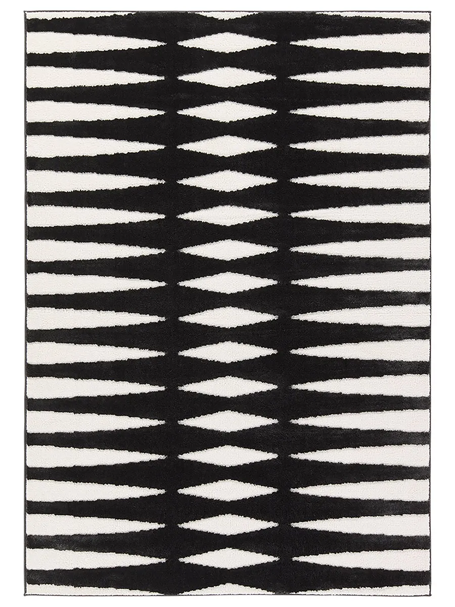 Calix By Nikki Chu Apyre Black 8'10" x 12' Rug