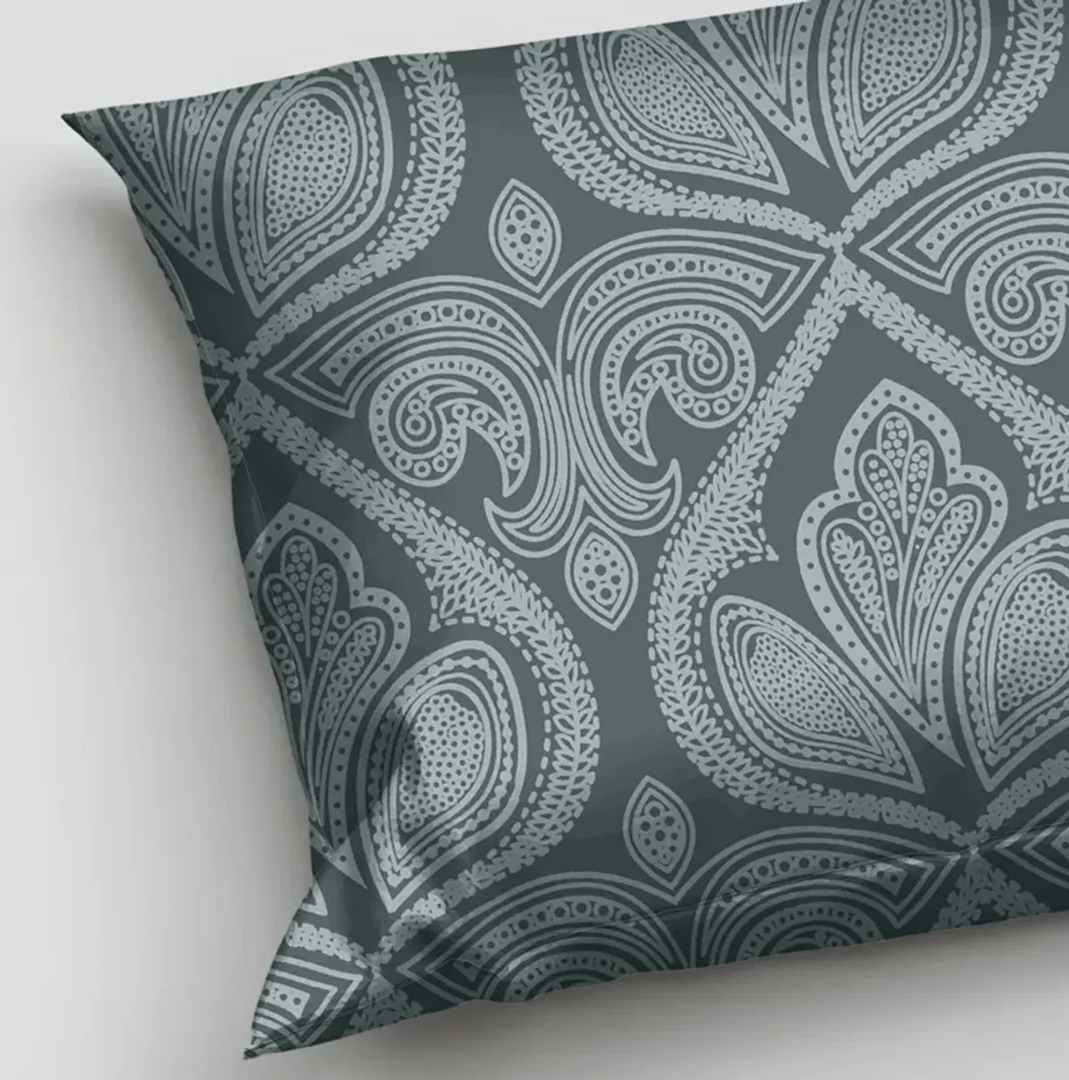 Lux Decor Collection Bed Sheets - Brushed Microfiber Paisley Sheet Set