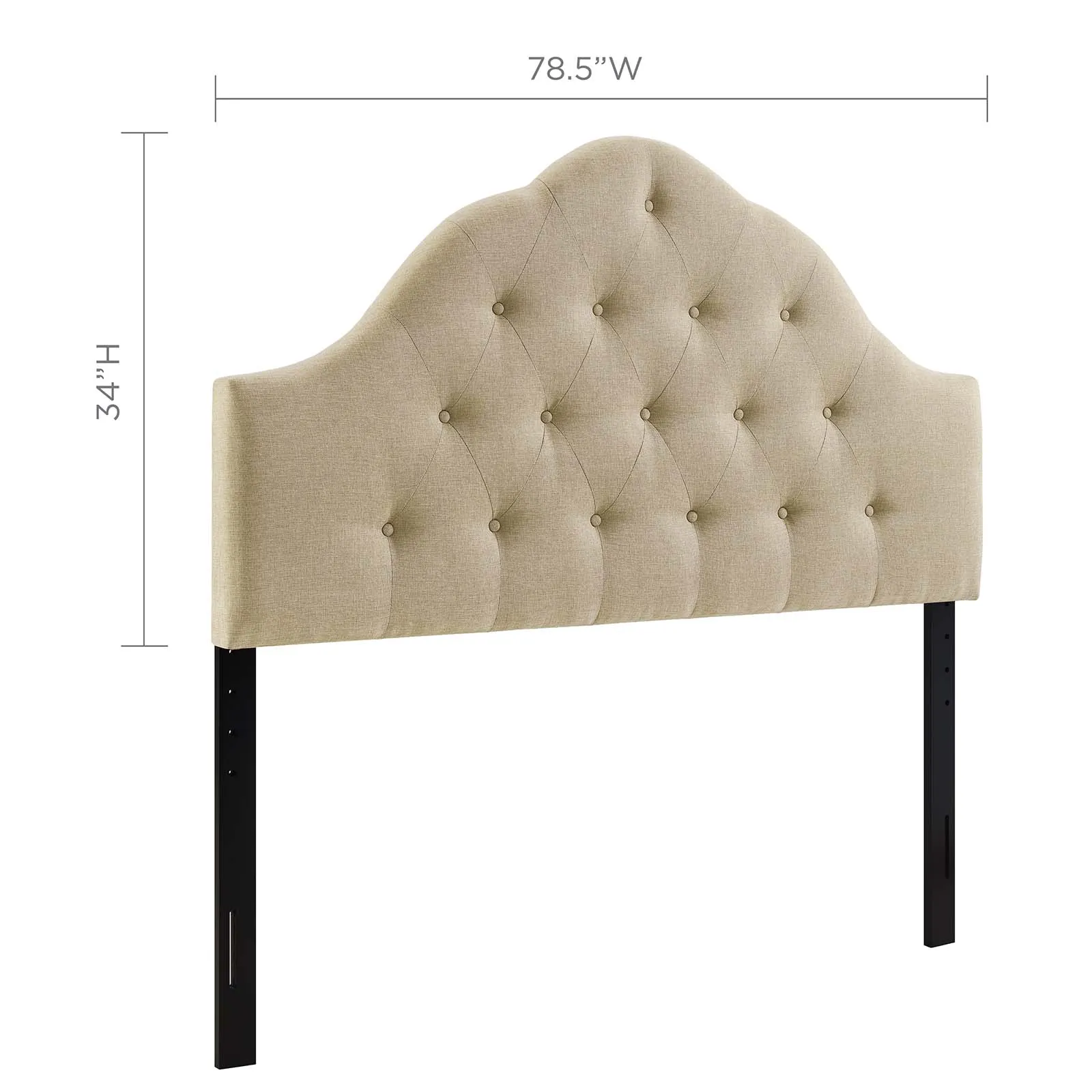 Modway - Sovereign King Upholstered Fabric Headboard