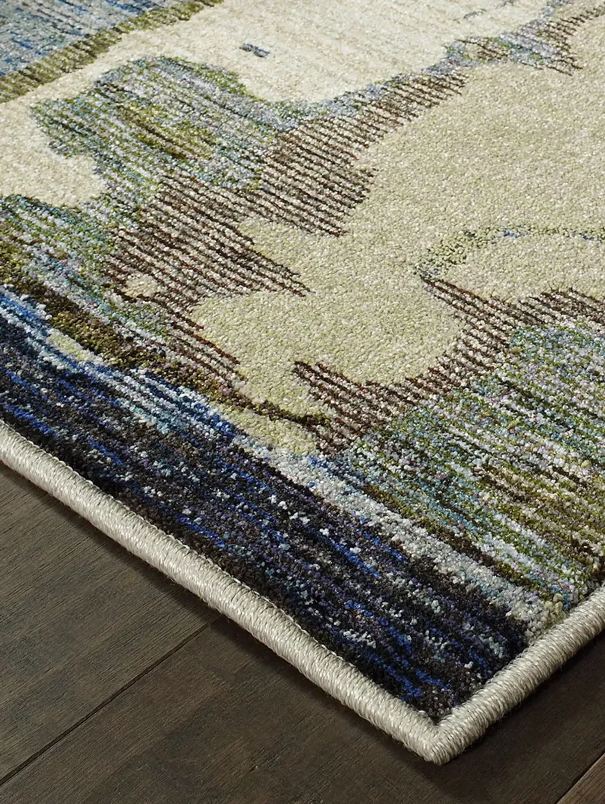 Evolution 8'6" x 11'7" Blue Rug