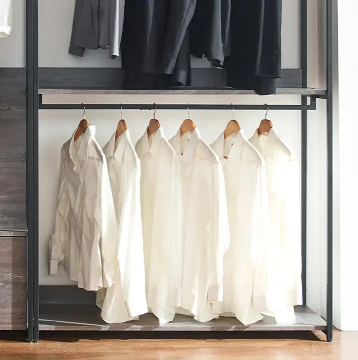 FC Design Klair Living Wood Walk-in Closet System