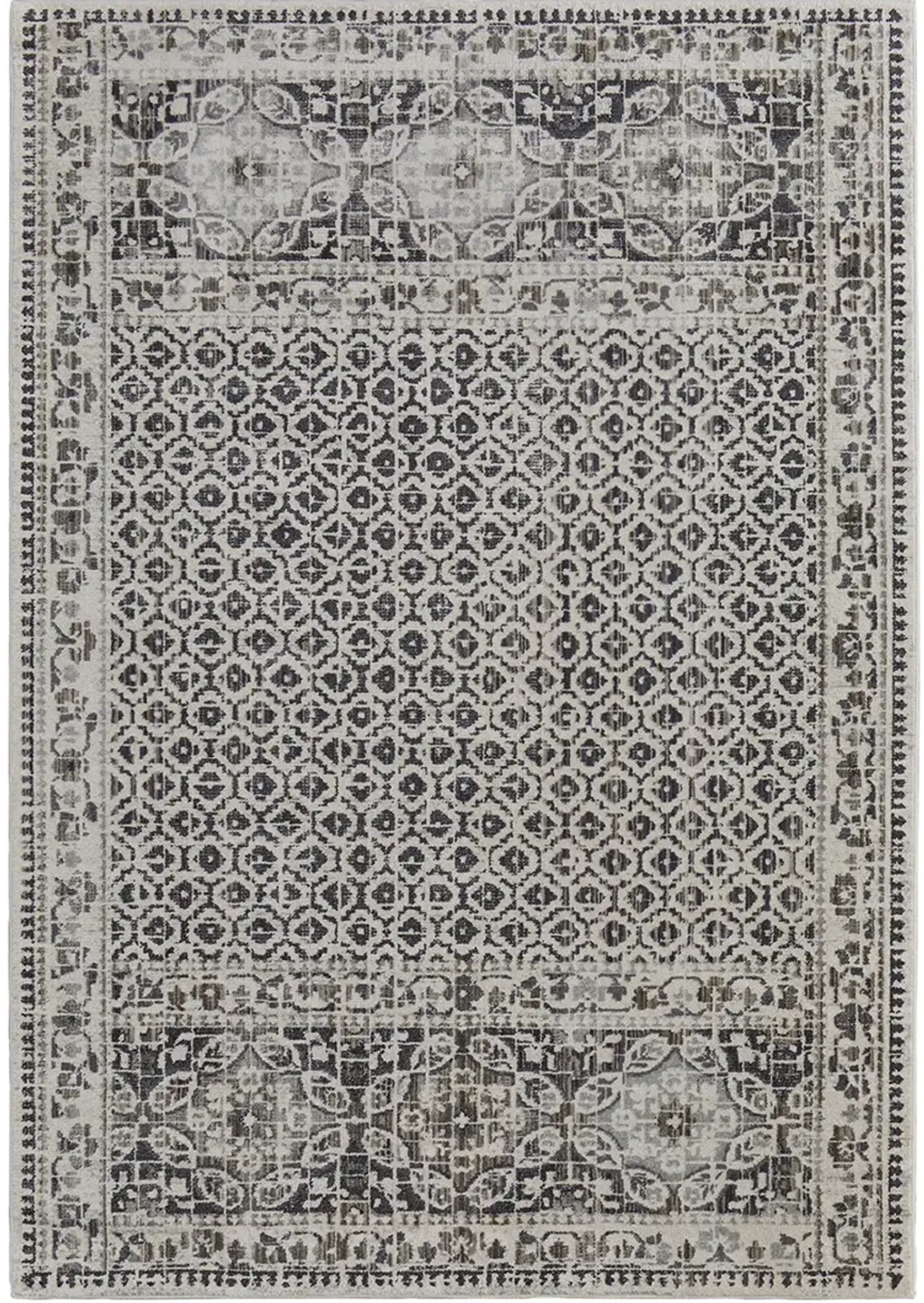 Kano 3874F Ivory/Taupe/Gray 2'2" x 3' Rug