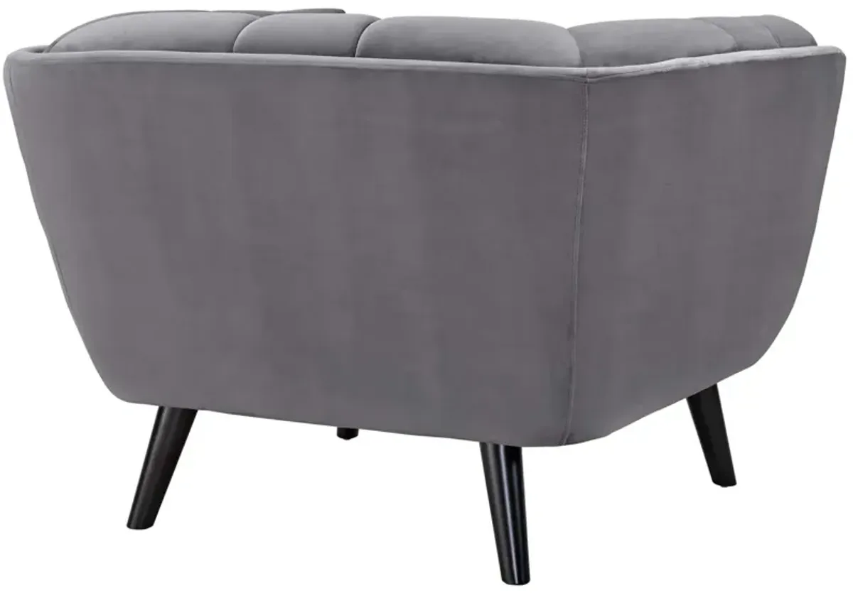 Bestow Performance Velvet Armchair EEI-2733-NAV