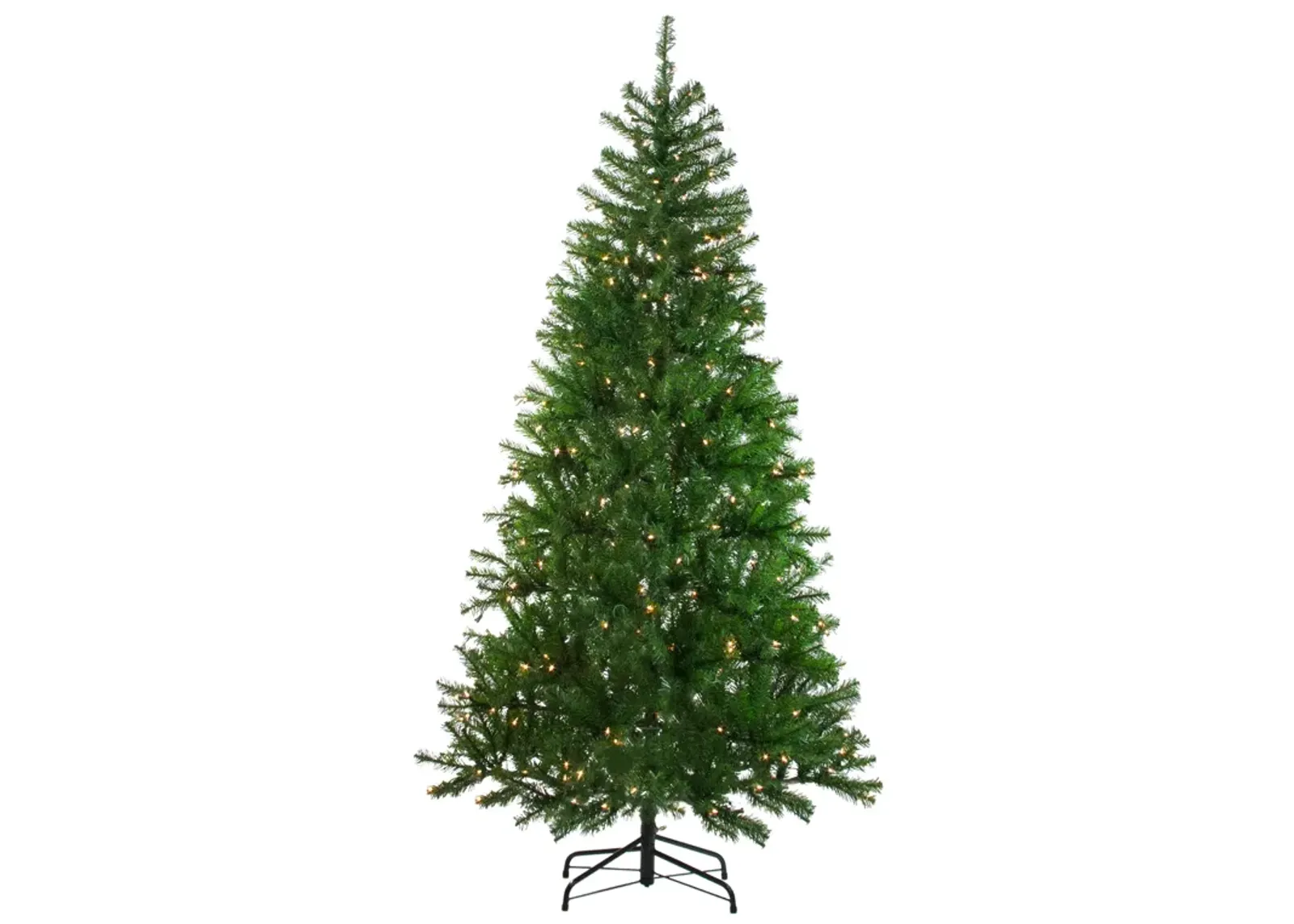 7' Pre-Lit Vail Spruce Medium Artificial Christmas Tree - Clear Lights