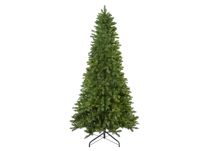 10' Pre-Lit Slim Eastern Pine Artificial Christmas Tree - Clear Lights