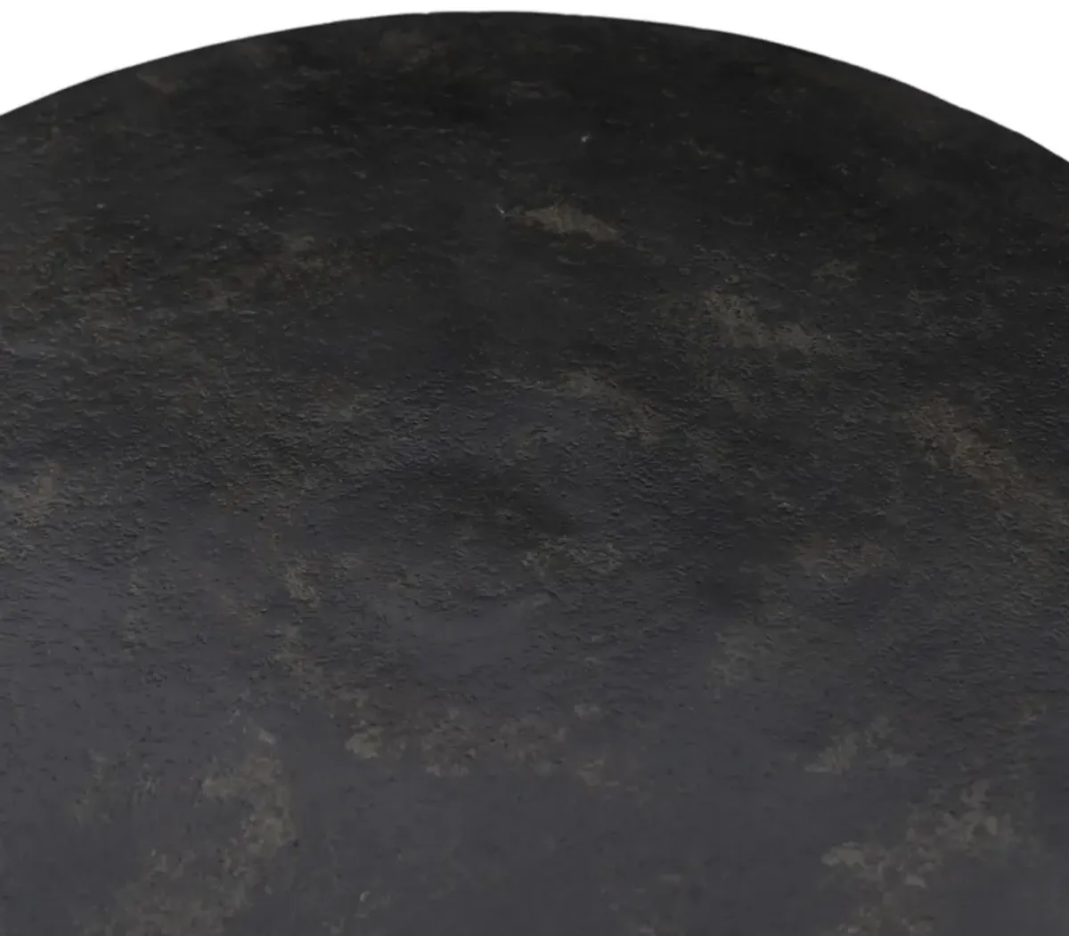 Paz Distressed Bronze Outdoor End Table