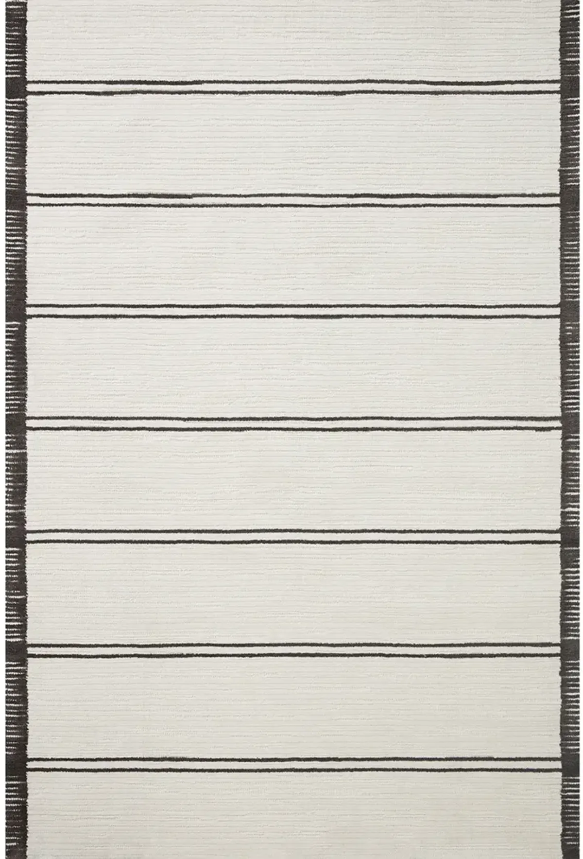 Logan LOG02 White/Mocha 8'6" x 12' Rug