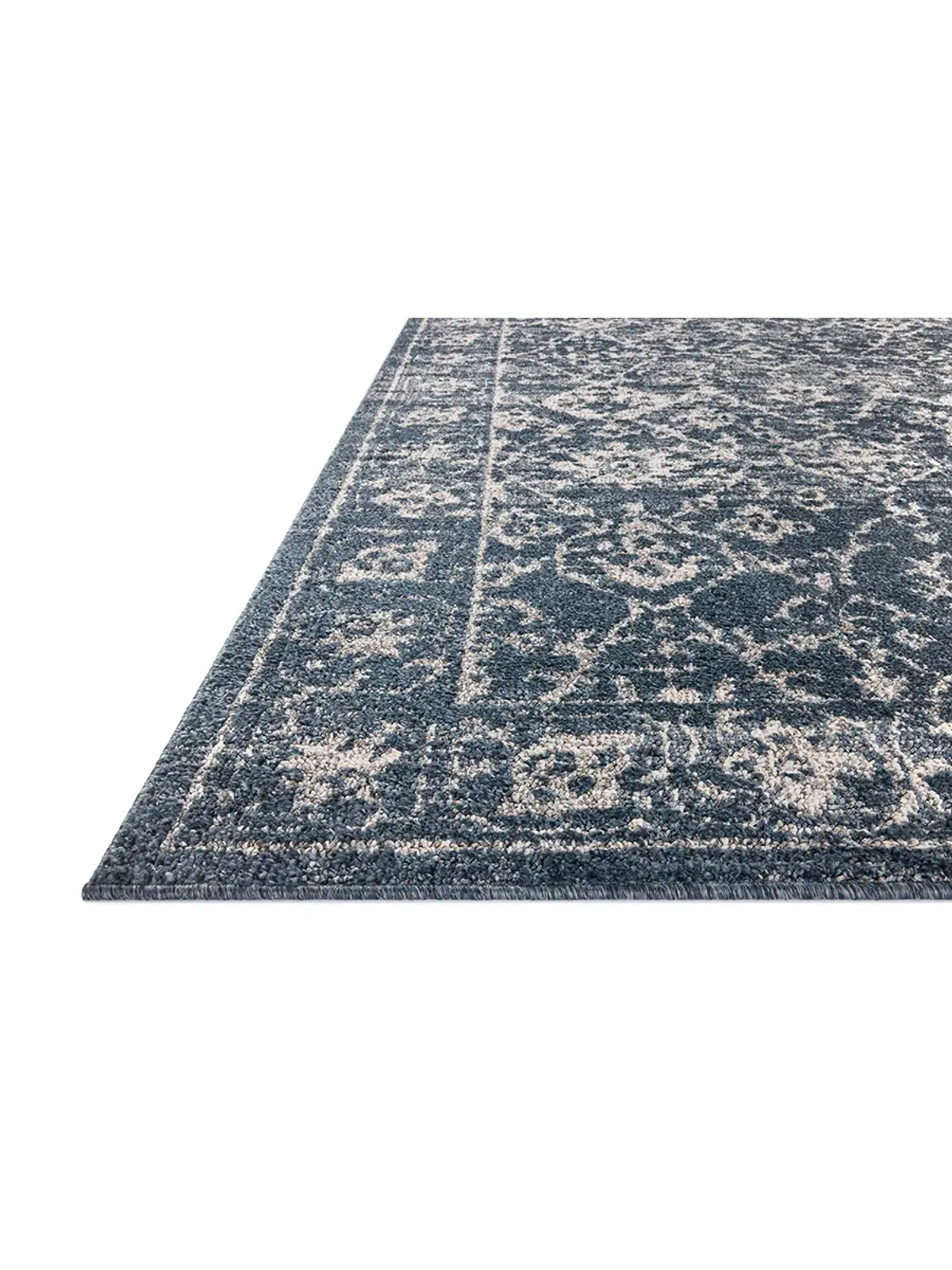 Gigi Navy/Stone 6'7" x 9'2" Area Rug by Magnolia Home by Joanna Gaines x Loloi