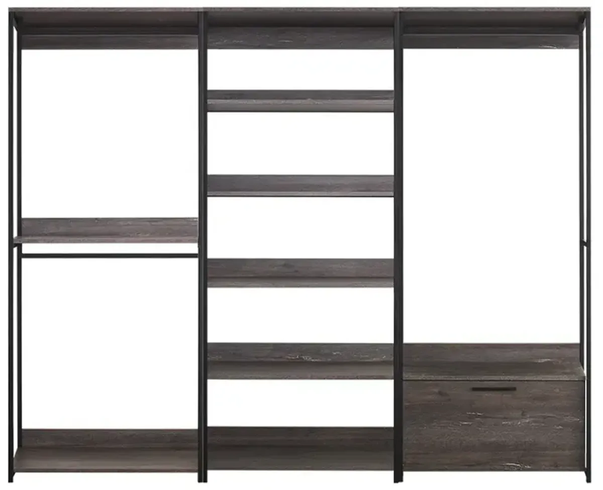 FC Design Klair Living Wood Walk-in Closet System