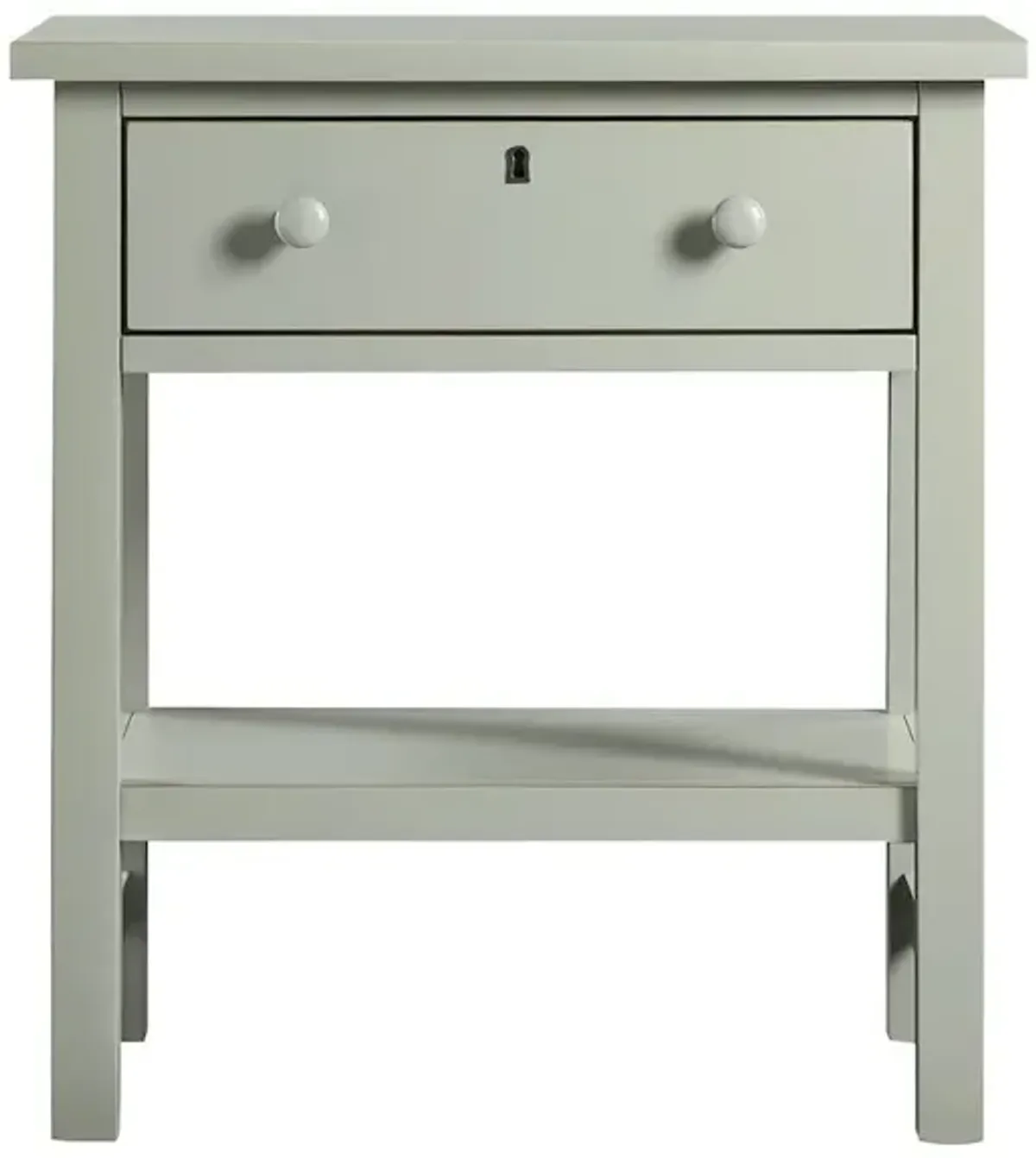 Comfort Pointe Franklen 1-drawer Storage Nightstand - Antique Gray