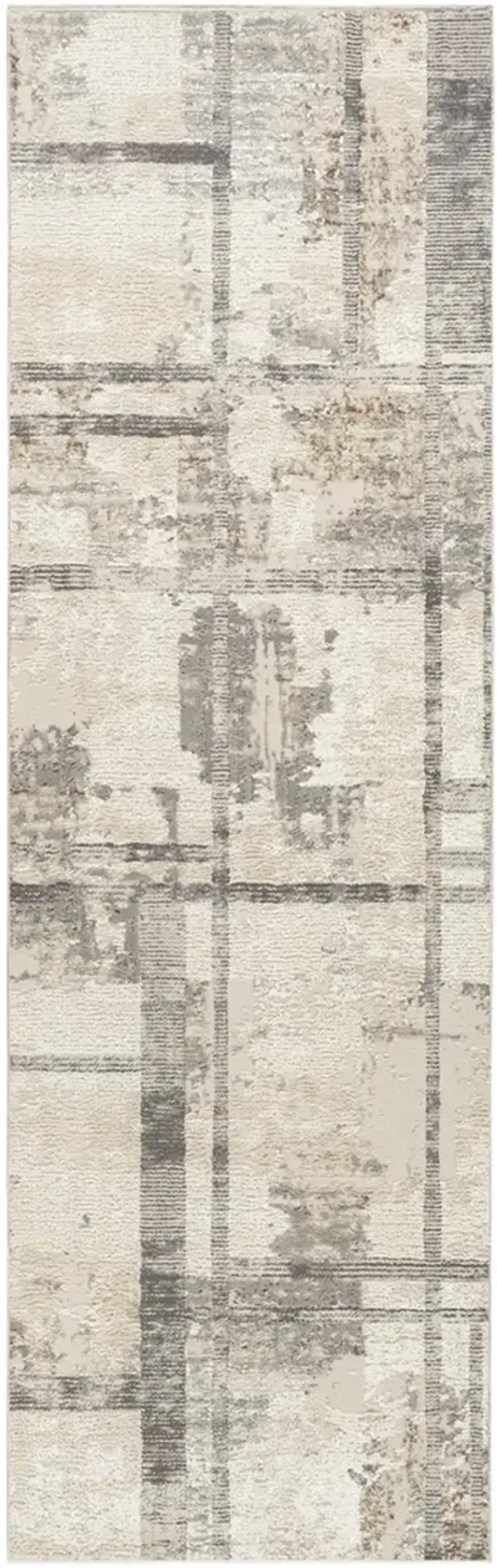 Sustainable Trends SUT02 Ivory/Multicolor 2'2" x 7'6" Rug