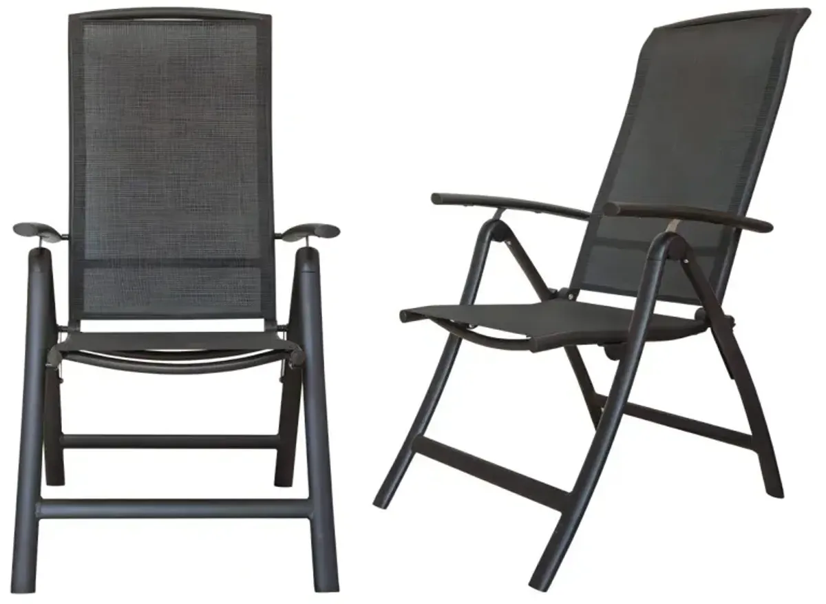 Outdoor Reclining Patio Chairs, Set of 2