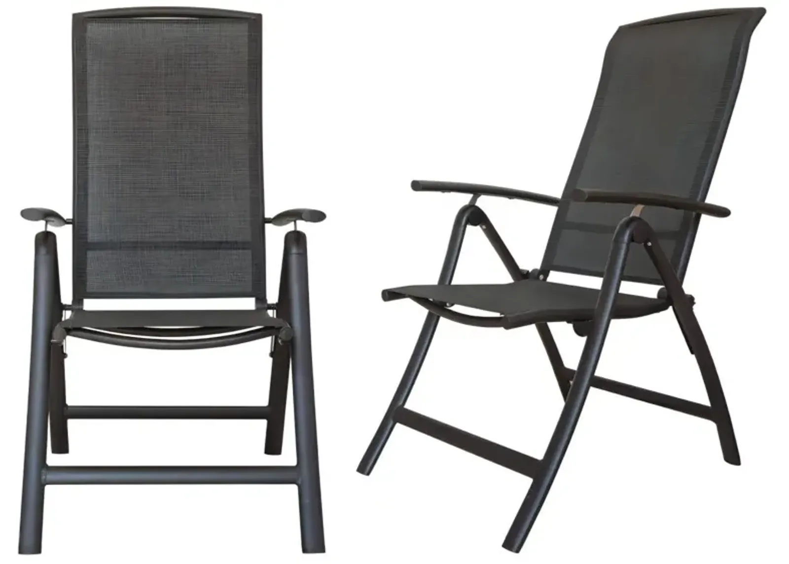 Outdoor Reclining Patio Chairs, Set of 2