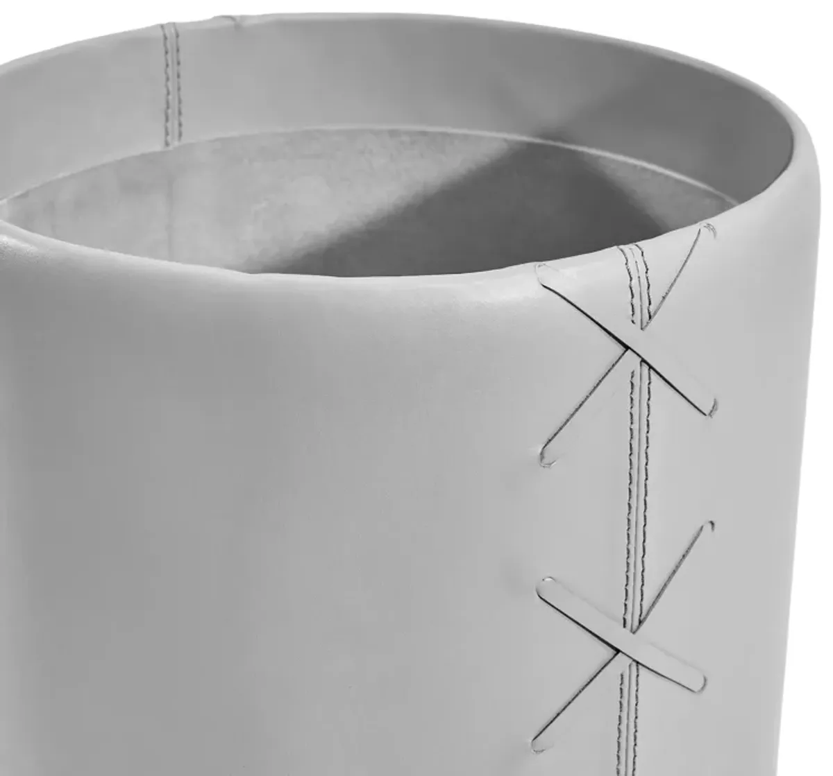 Xavier Wastebasket - Light Grey