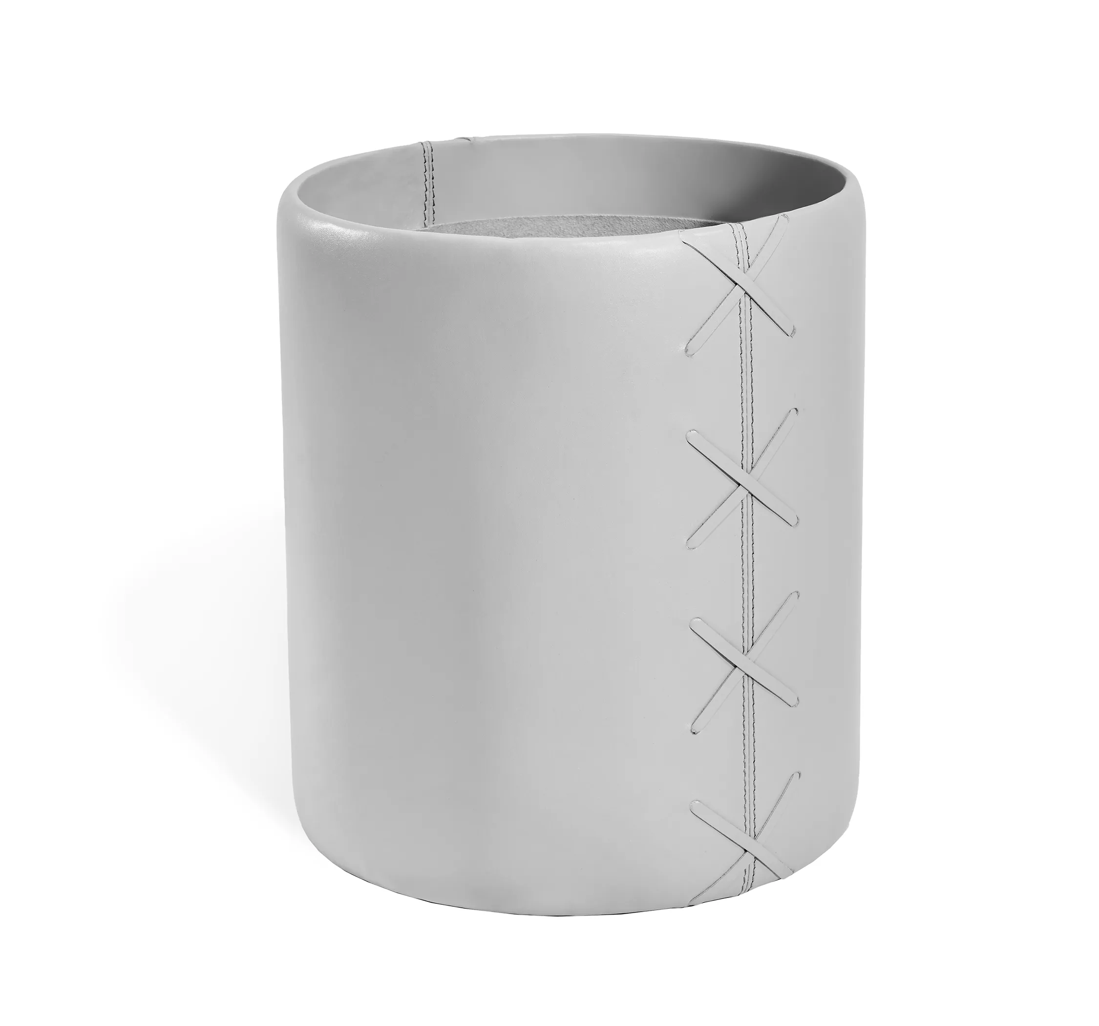 Xavier Wastebasket - Light Grey