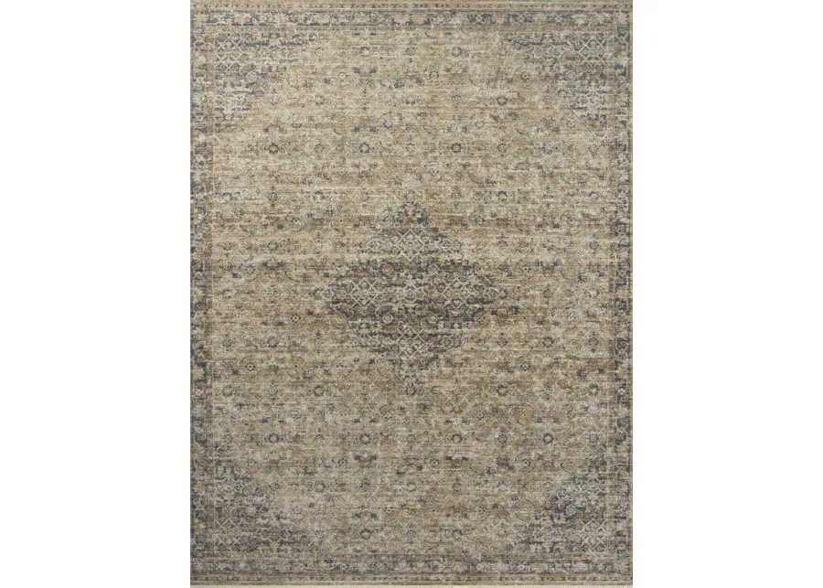 Heritage HER-08 Sage / Navy 10''0" x 14''0" Rug by Patent Pending