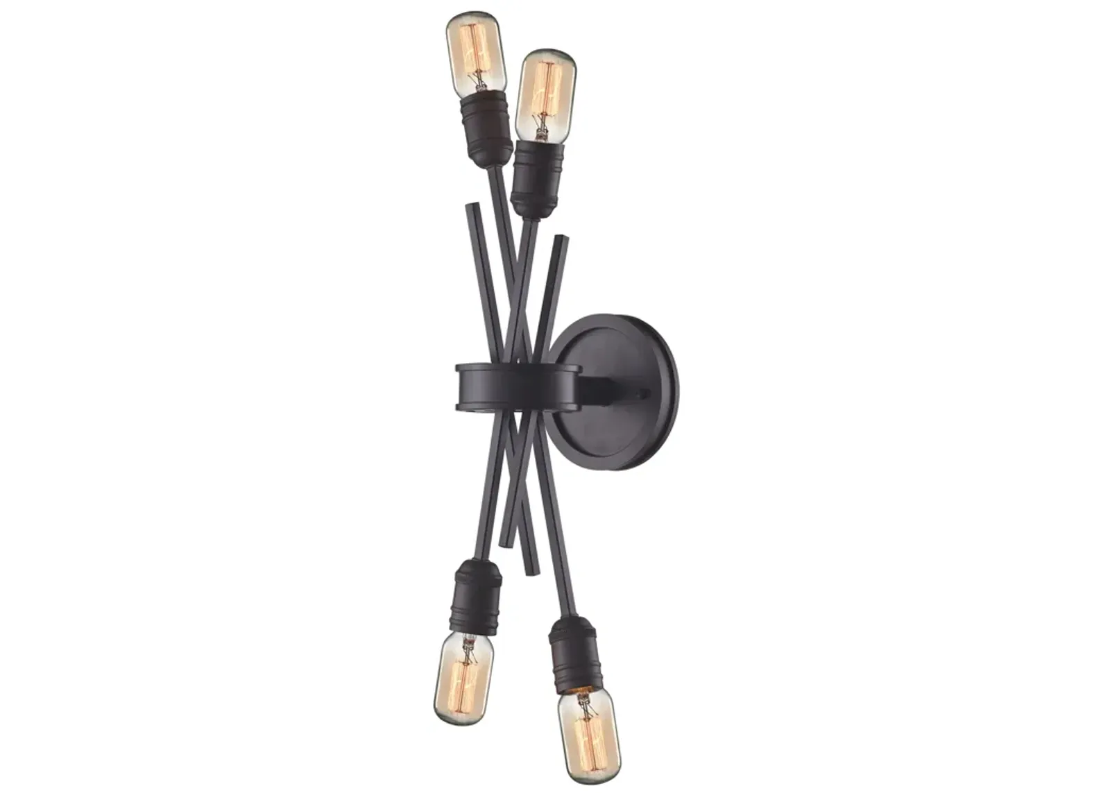 Xenia 5" High Light Sconce in Black