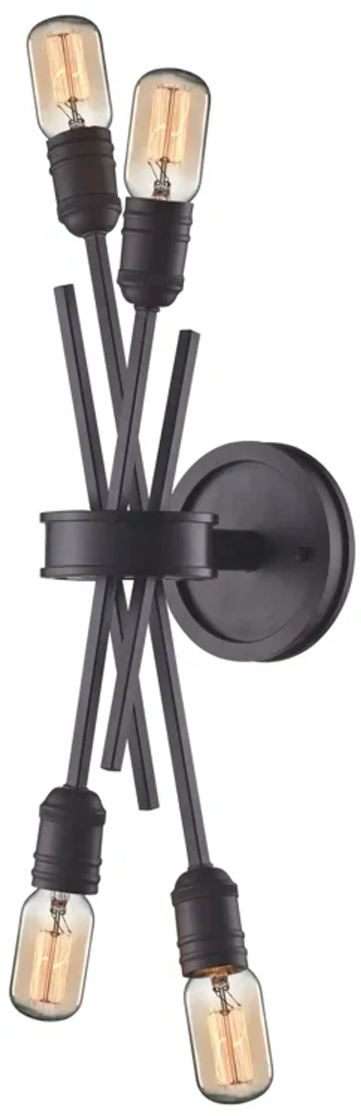 Xenia 5" High Light Sconce in Black