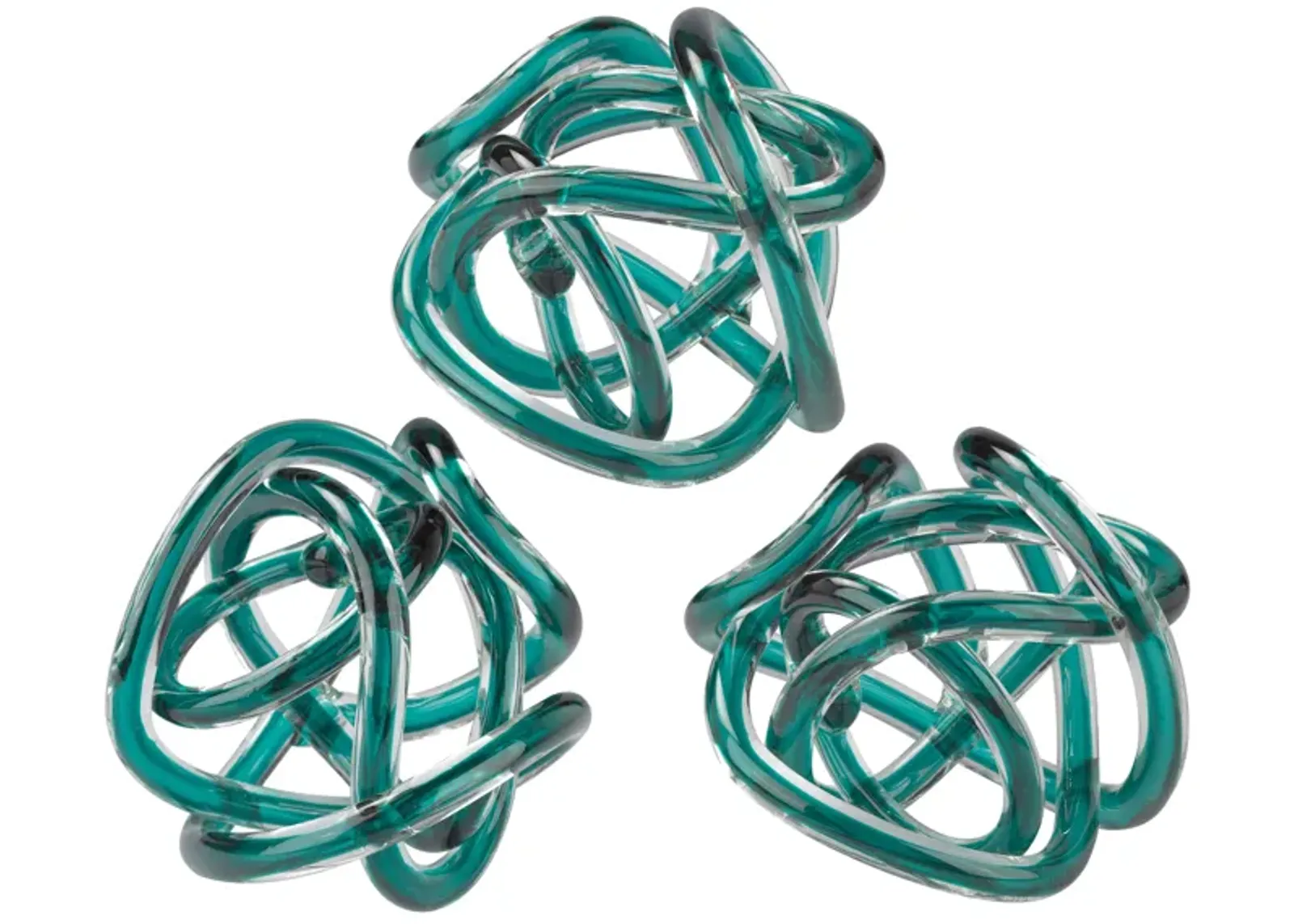 Glass Knot - Set of 3