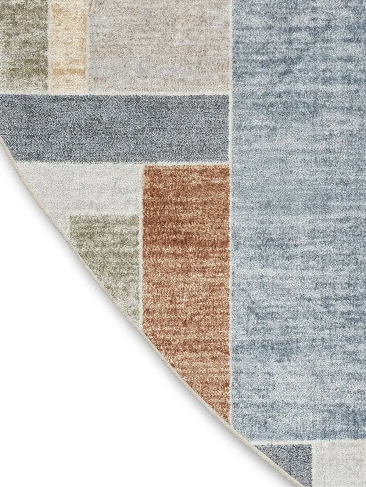 Astra Machine Washable ASW09 Multicolor 5'3" Round Rug