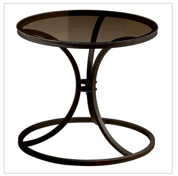 Decorotika Corleone Side End Table - Black
