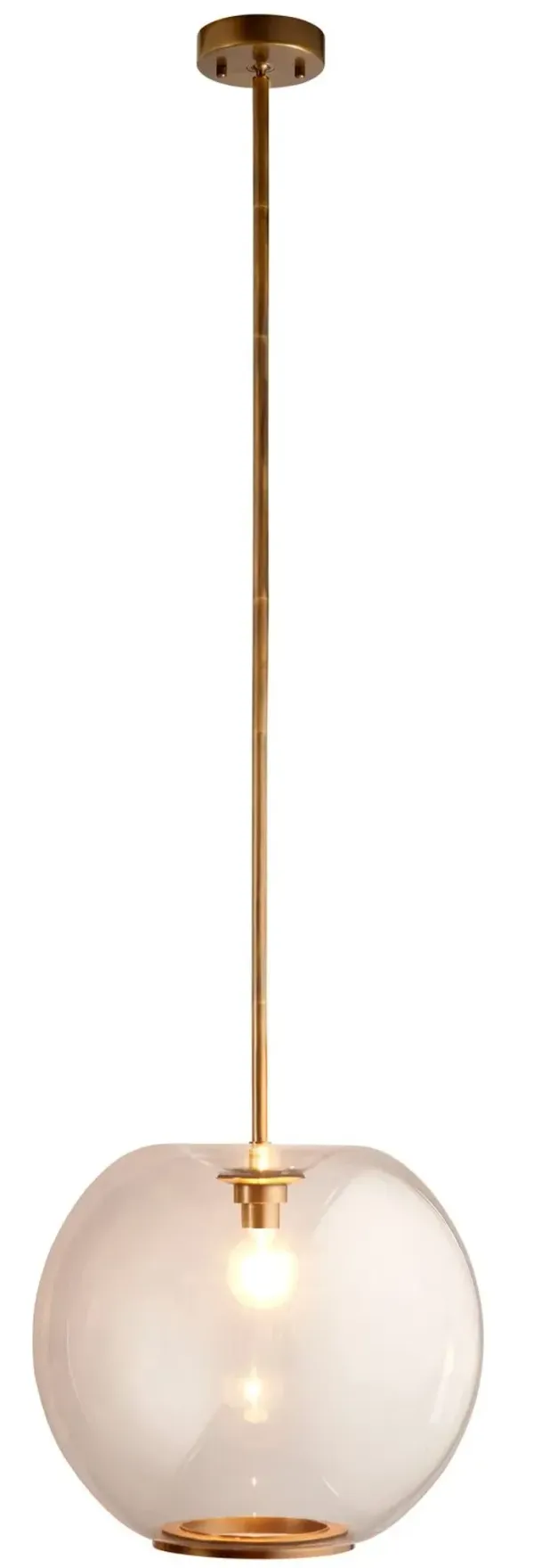 Helium 1-Light Glass Pendant