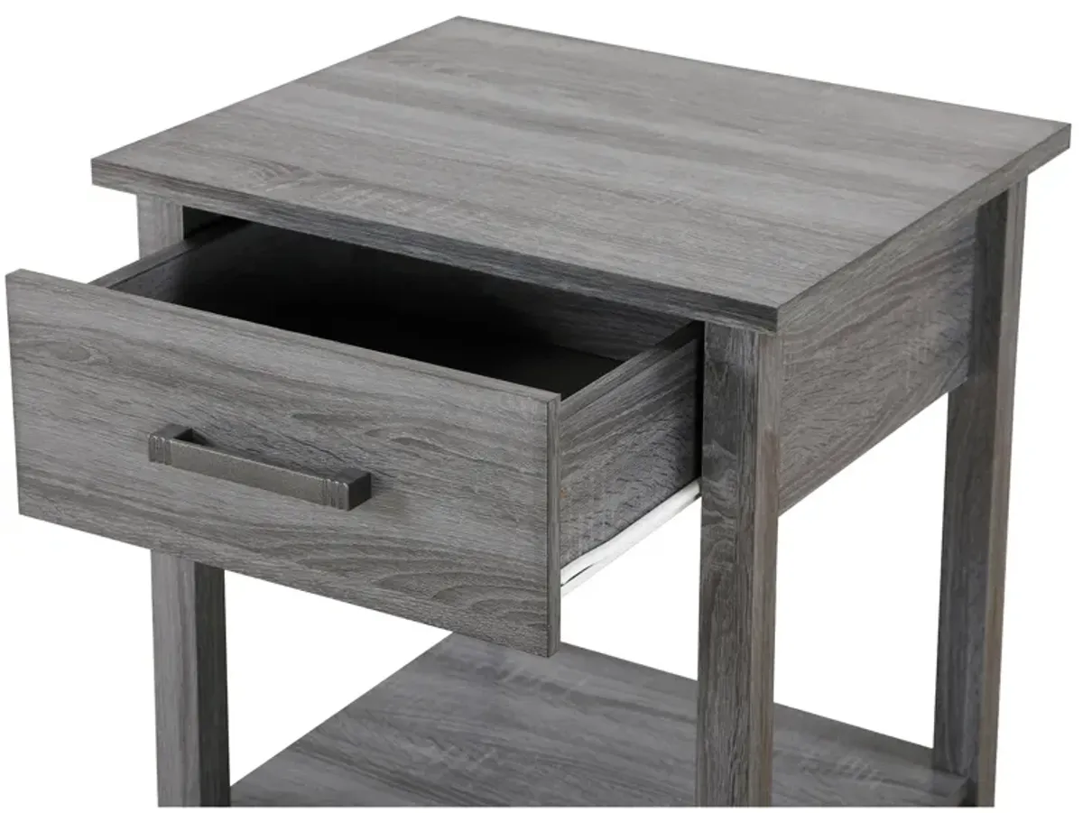 Salem 1-Drawer Nightstand (24 in. H x 19 in. W x 20 in. D)