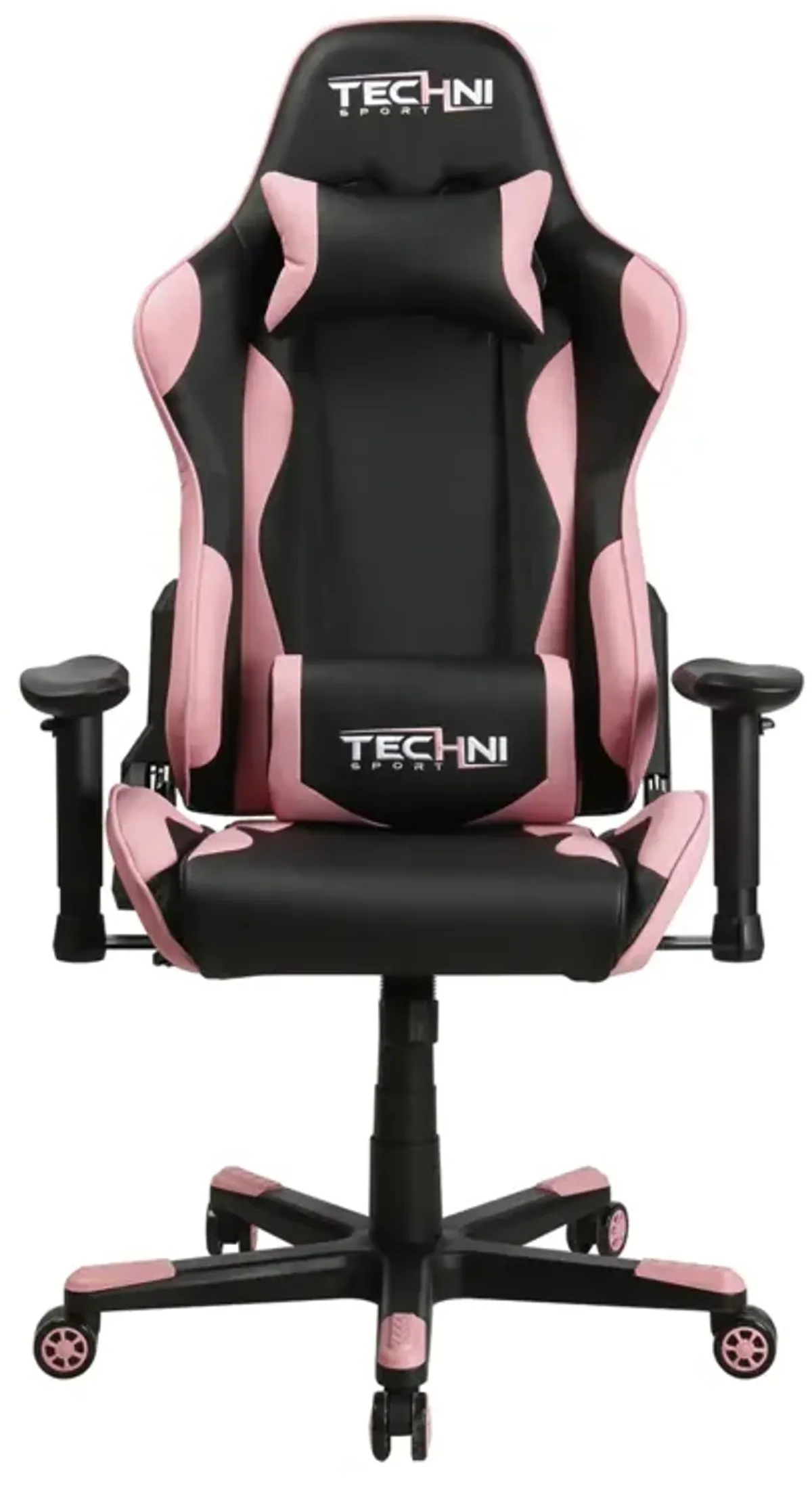 Ergonomic High Back Racer Style Pc Gaming Chair, Pink