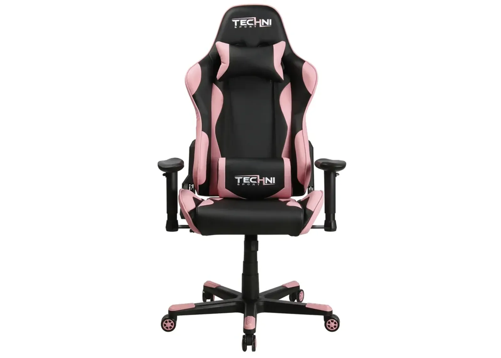 Ergonomic High Back Racer Style Pc Gaming Chair, Pink