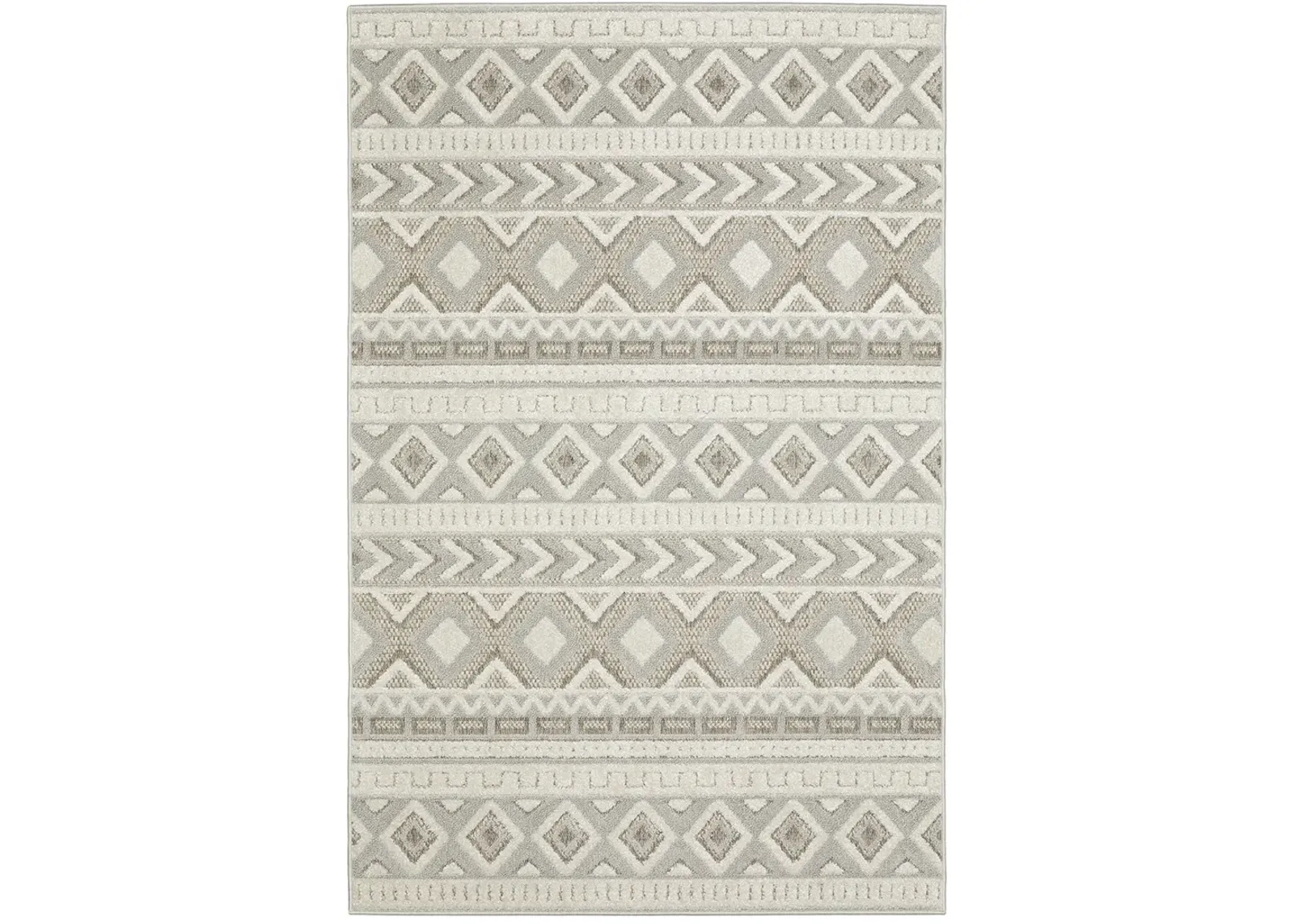 Tangier 3'3" x 5' Grey Rug