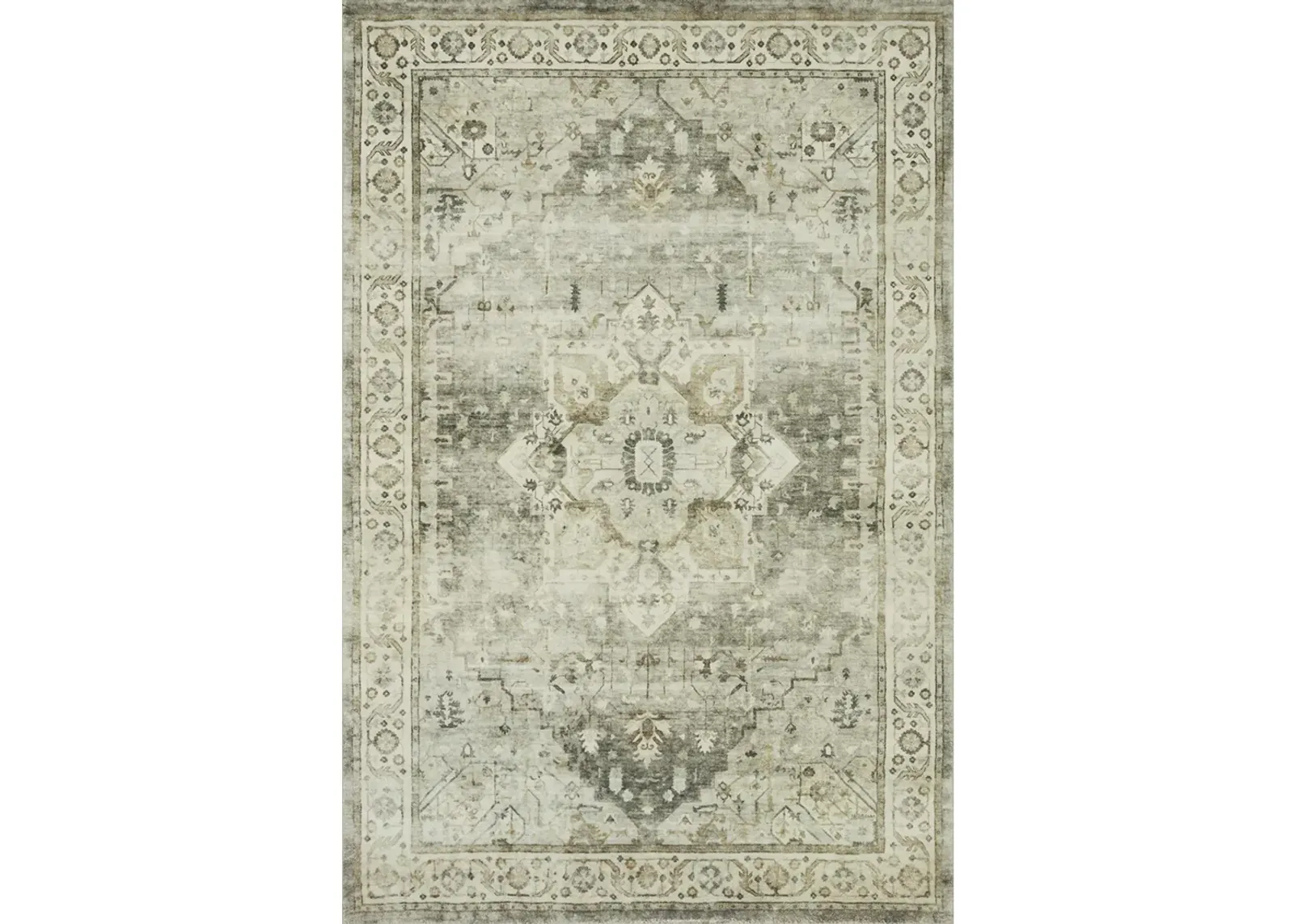 Rosette ROS09 Sage/Beige 5' x 7'6" Rug